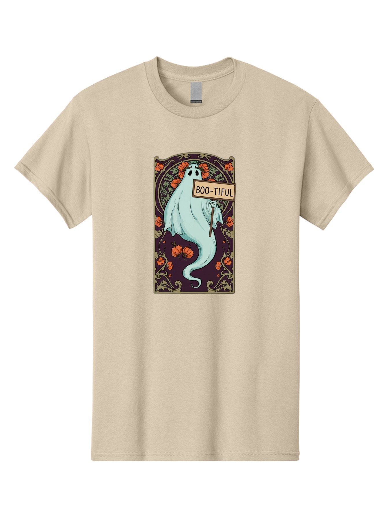 Boo-Tiful-Ghost-5 Men'S Graphic Tee, 100% Cotton, Comfortable Casual Summer Wear, Machine Washable, Vintage Camera, Old Camera, Antique Camera, Black Camera, Classic Photography, Photography Equipment, Nostalgic Device, Film Camera, Camera Art Bak097 5