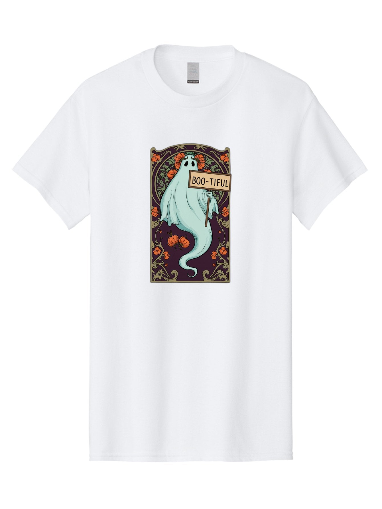 Boo-Tiful-Ghost-5 Men'S Graphic Tee, 100% Cotton, Comfortable Casual Summer Wear, Machine Washable, Vintage Camera, Old Camera, Antique Camera, Black Camera, Classic Photography, Photography Equipment, Nostalgic Device, Film Camera, Camera Art Bak097 13