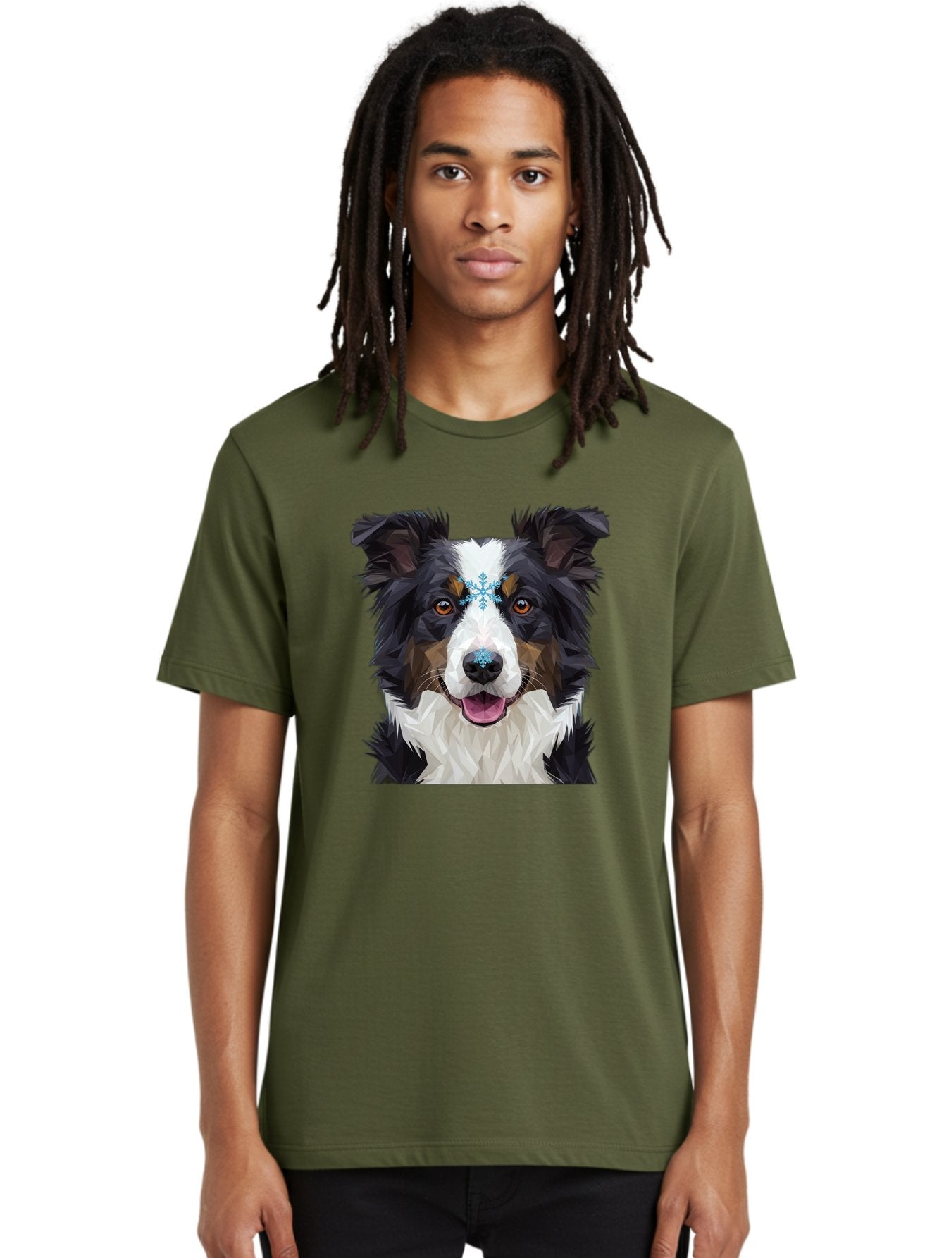 Border-Collie-With-Snowflake Men'S Graphic Tee, 100% Cotton, Comfortable Casual Summer Wear, Machine Washable, Vintage Camera, Old Camera, Antique Camera, Black Camera, Classic Photography, Photography Equipment, Nostalgic Device, Film Camera, Bak102 22