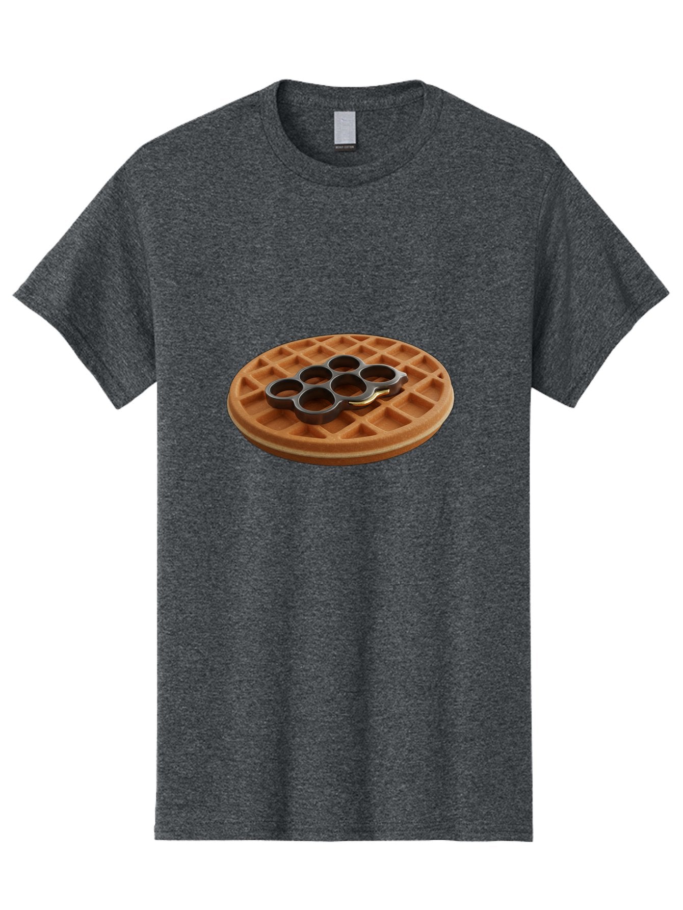 Brass-Knuckle-Waffle Men'S Graphic Tee, 100% Cotton, Comfortable Casual Summer Wear, Machine Washable, Vintage Camera, Old Camera, Antique Camera, Black Camera, Classic Photography, Photography Equipment, Nostalgic Device, Film Camera, Bak111