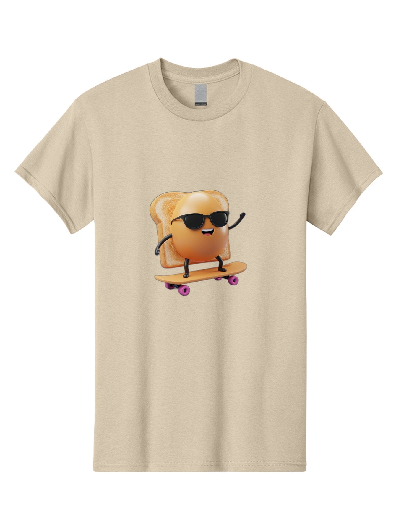 Bread-Character-Skateboarding Men'S Graphic Tee, 100% Cotton, Comfortable Casual Summer Wear, Machine Washable, Vintage Camera, Old Camera, Antique Camera, Black Camera, Classic Photography, Photography Equipment, Nostalgic Device, Bak112 10