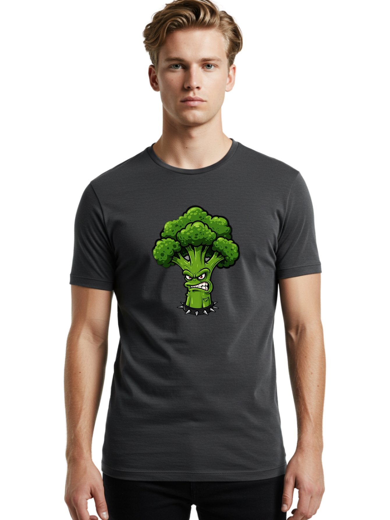 Broccoli-Character Men'S Graphic Tee, 100% Cotton, Comfortable Casual Summer Wear, Machine Washable, Vintage Camera, Old Camera, Antique Camera, Black Camera, Classic Photography, Photography Equipment, Nostalgic Device, Film Camera, Bak114 17