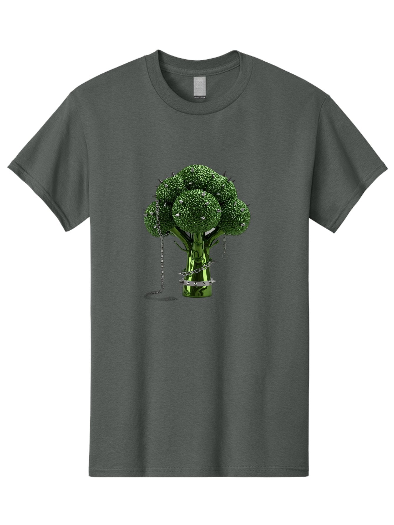 Broccoli-With-Spikes-And-Chains Men'S Graphic Tee, 100% Cotton, Comfortable Casual Summer Wear, Machine Washable, Vintage Camera, Old Camera, Antique Camera, Black Camera, Classic Photography, Photography Equipment, Nostalgic Device, Bak117 9
