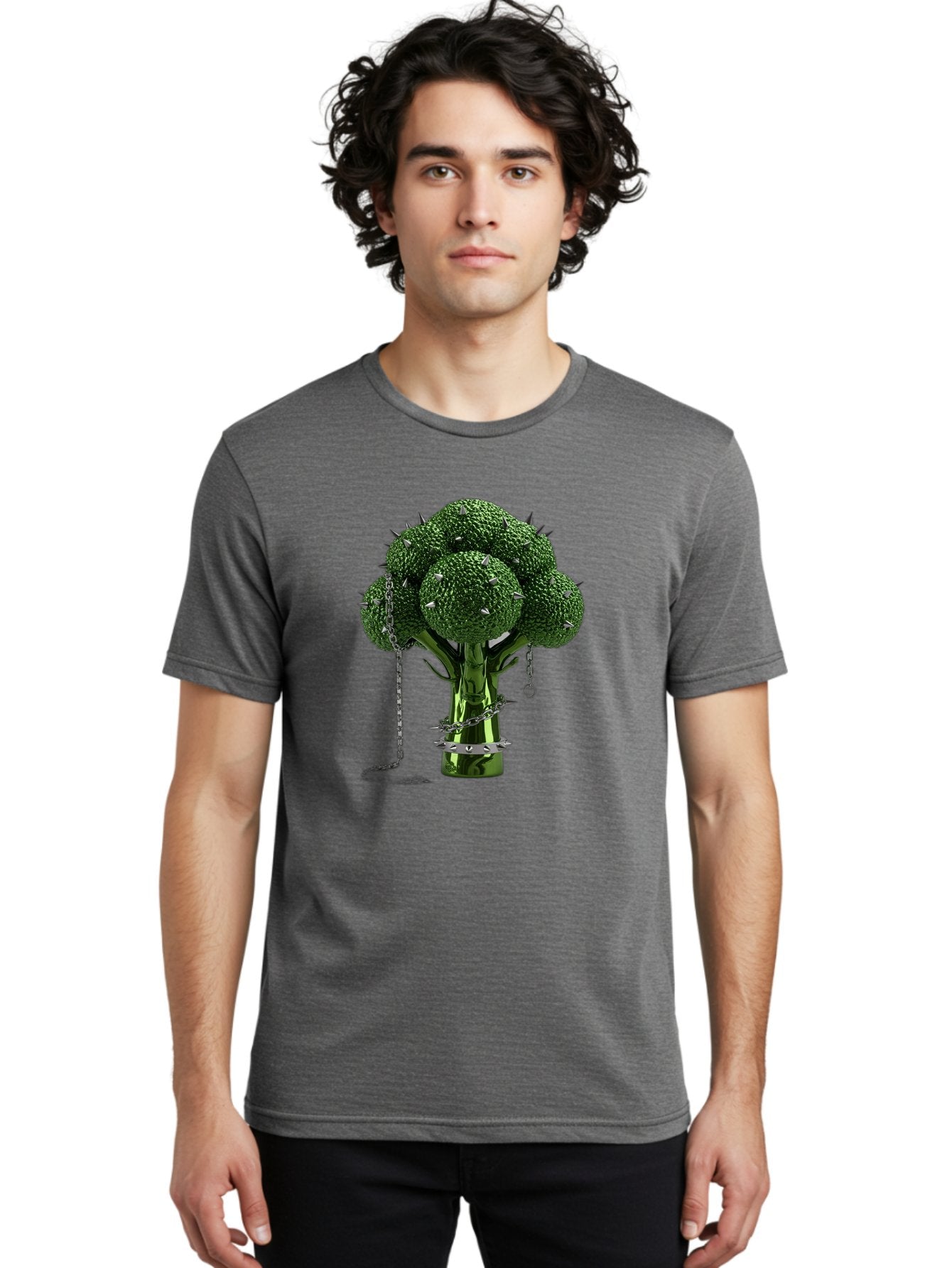 Broccoli-With-Spikes-And-Chains Men'S Graphic Tee, 100% Cotton, Comfortable Casual Summer Wear, Machine Washable, Vintage Camera, Old Camera, Antique Camera, Black Camera, Classic Photography, Photography Equipment, Nostalgic Device, Bak117 27