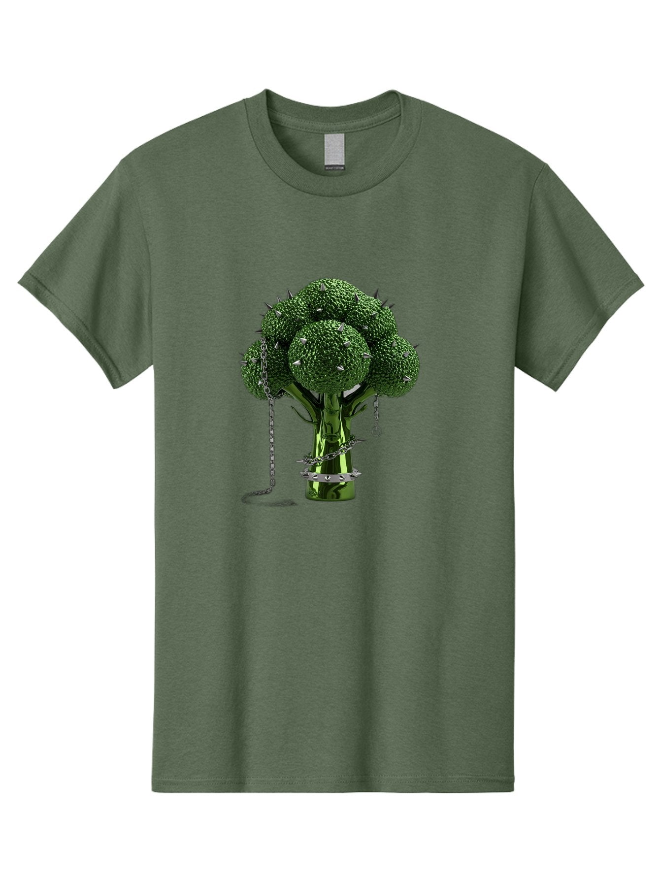Broccoli-With-Spikes-And-Chains Men'S Graphic Tee, 100% Cotton, Comfortable Casual Summer Wear, Machine Washable, Vintage Camera, Old Camera, Antique Camera, Black Camera, Classic Photography, Photography Equipment, Nostalgic Device, Bak117 4