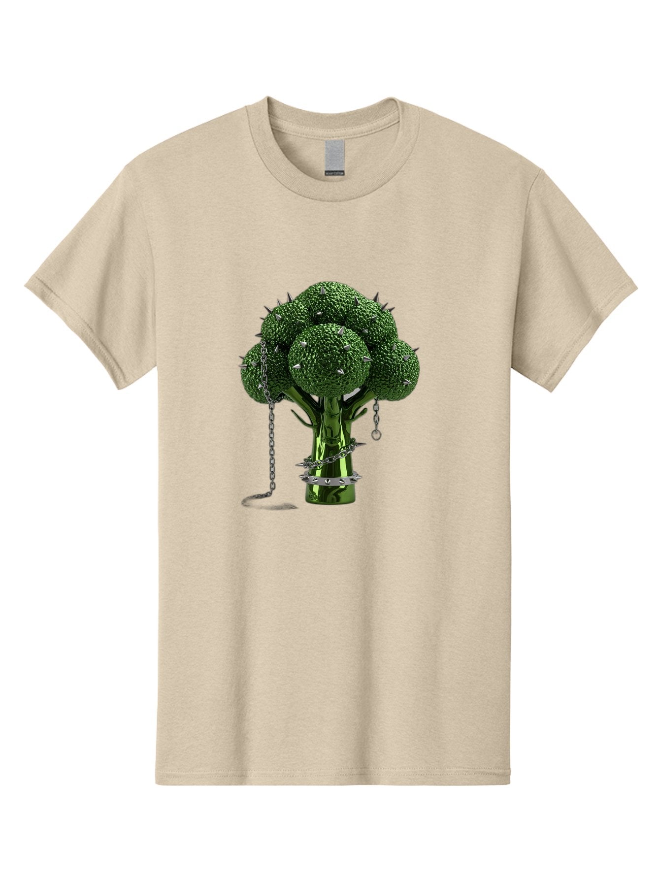 Broccoli-With-Spikes-And-Chains Men'S Graphic Tee, 100% Cotton, Comfortable Casual Summer Wear, Machine Washable, Vintage Camera, Old Camera, Antique Camera, Black Camera, Classic Photography, Photography Equipment, Nostalgic Device, Bak117 6