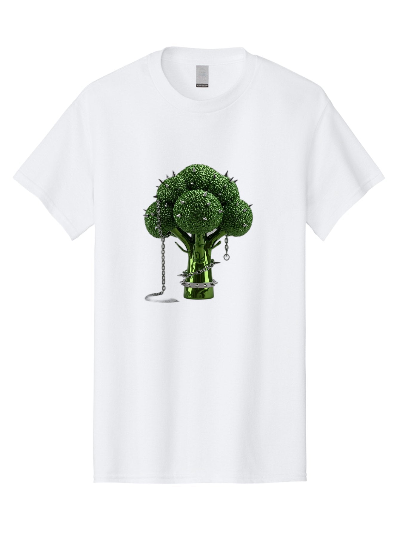Broccoli-With-Spikes-And-Chains Men'S Graphic Tee, 100% Cotton, Comfortable Casual Summer Wear, Machine Washable, Vintage Camera, Old Camera, Antique Camera, Black Camera, Classic Photography, Photography Equipment, Nostalgic Device, Bak117 13