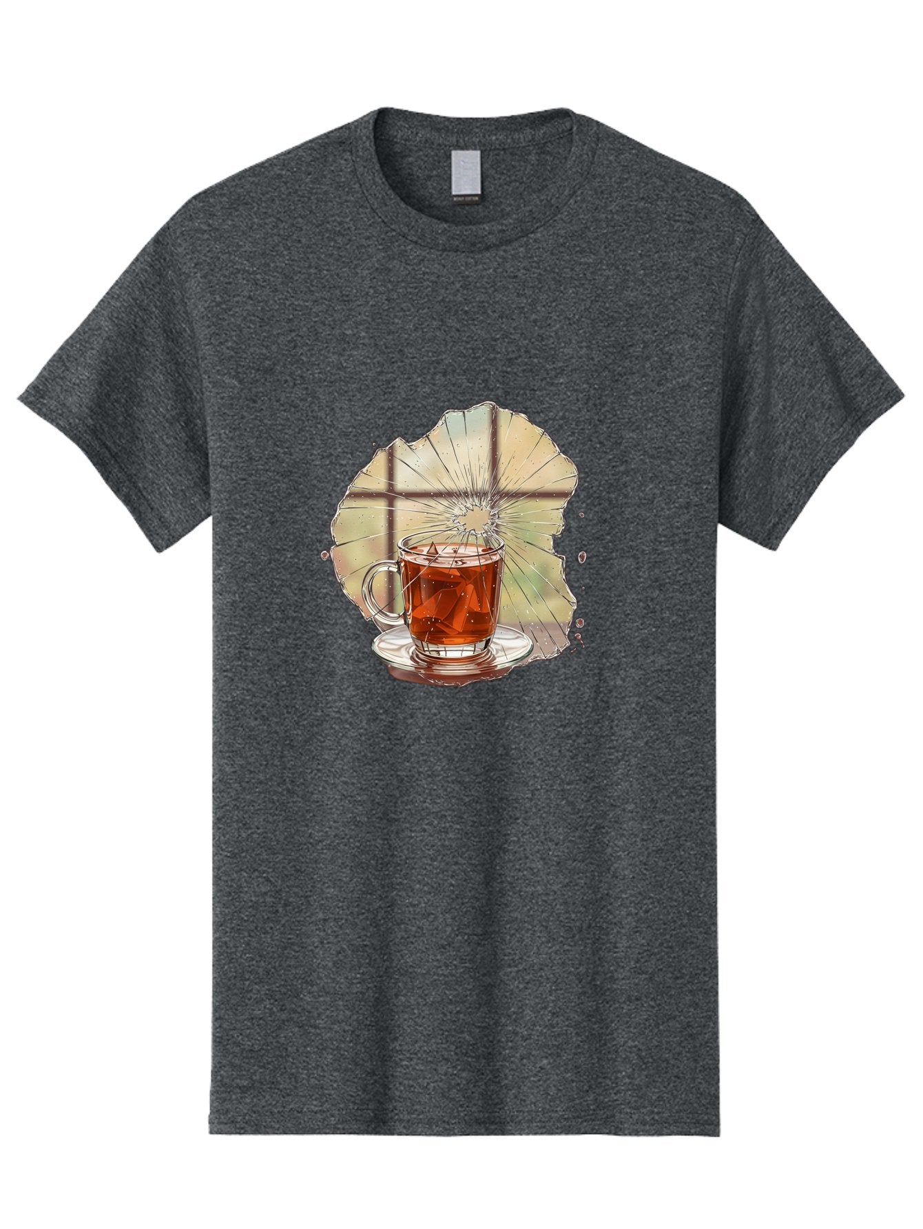 Broken-Glass-Tea Men'S Graphic Tee, 100% Cotton, Comfortable Casual Summer Wear, Machine Washable, Vintage Camera, Old Camera, Antique Camera, Black Camera, Classic Photography, Photography Equipment, Nostalgic Device, Film Camera, Camera Art Bak121 14