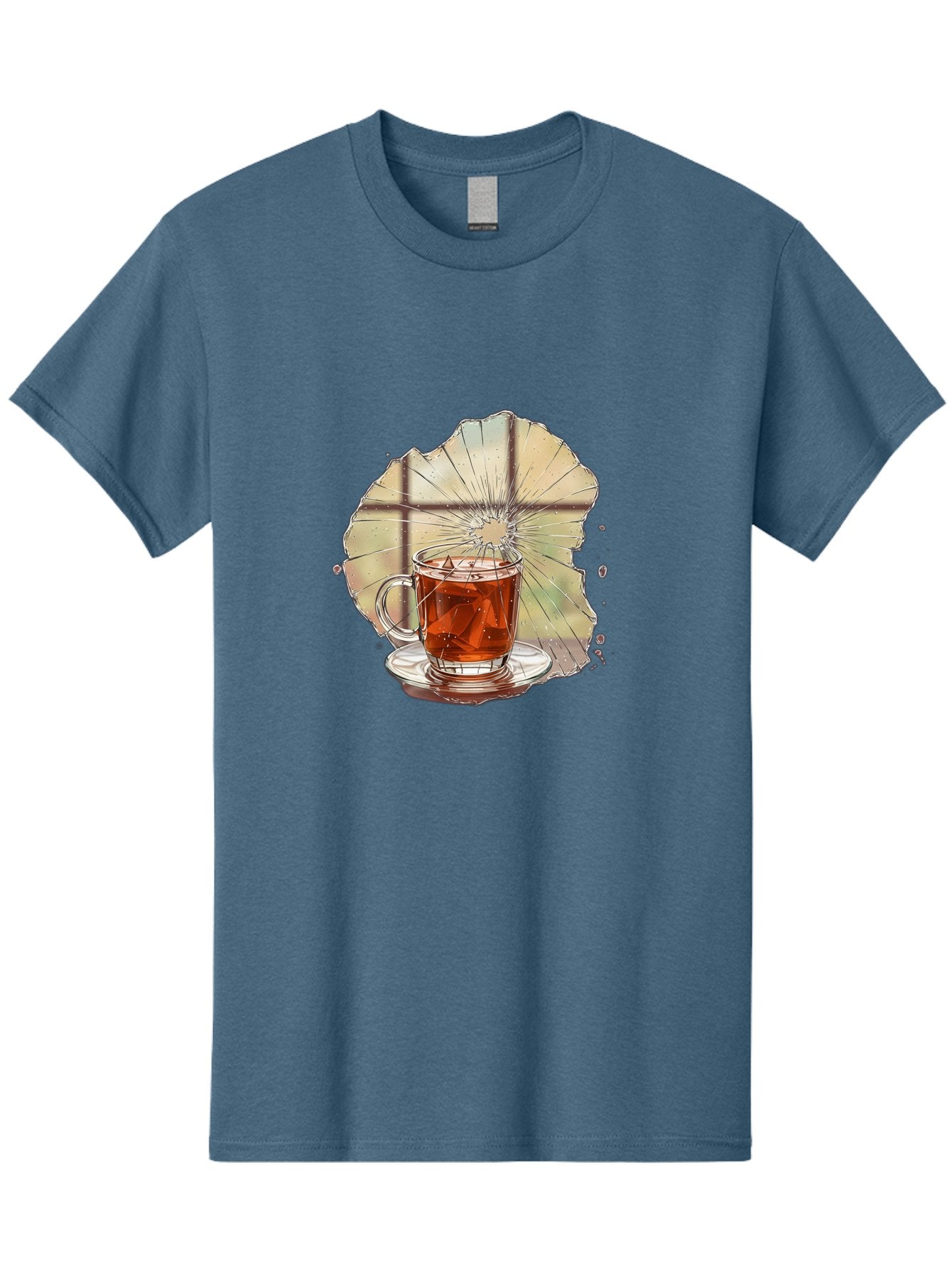 Broken-Glass-Tea Men'S Graphic Tee, 100% Cotton, Comfortable Casual Summer Wear, Machine Washable, Vintage Camera, Old Camera, Antique Camera, Black Camera, Classic Photography, Photography Equipment, Nostalgic Device, Film Camera, Camera Art Bak121 3