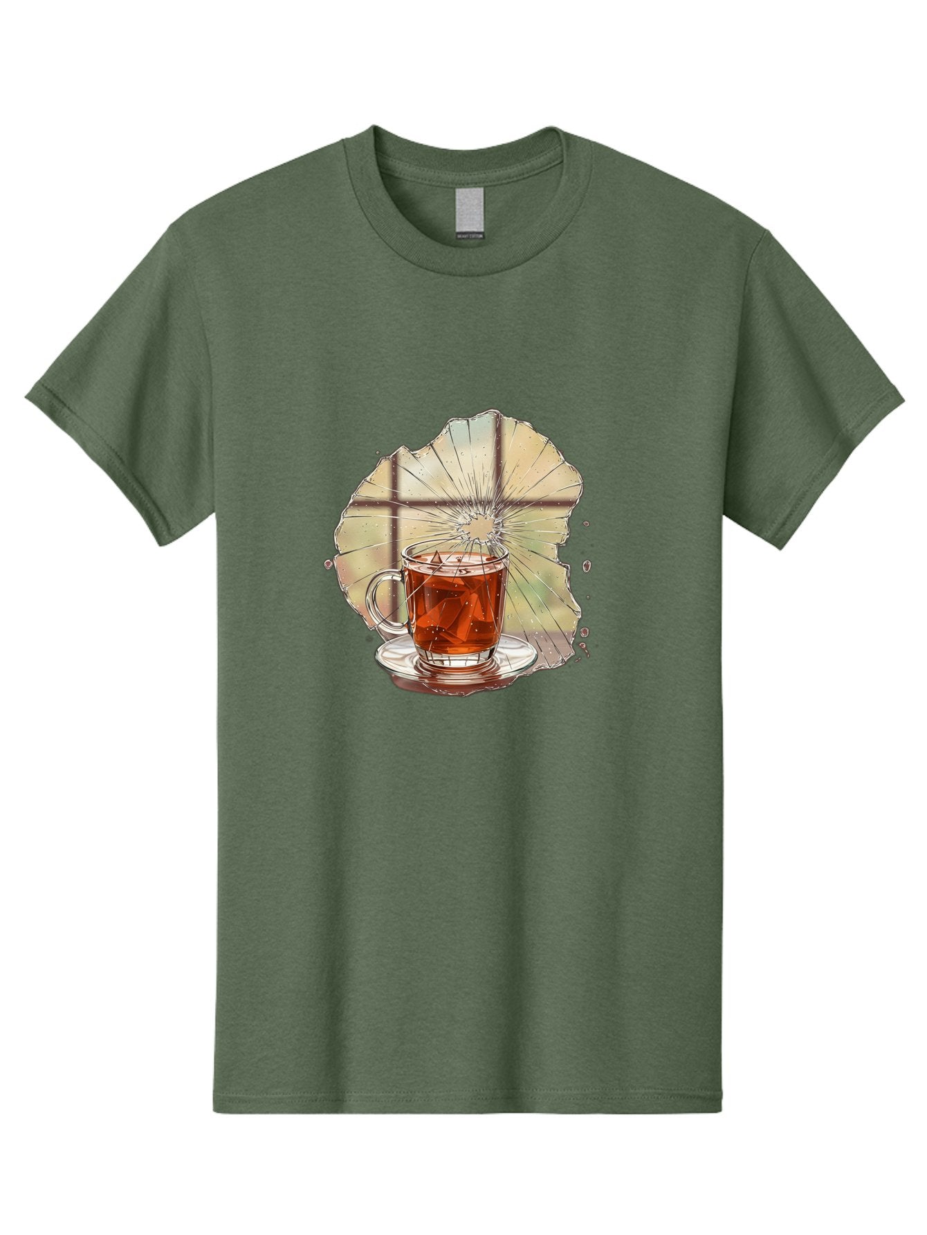 Broken-Glass-Tea Men'S Graphic Tee, 100% Cotton, Comfortable Casual Summer Wear, Machine Washable, Vintage Camera, Old Camera, Antique Camera, Black Camera, Classic Photography, Photography Equipment, Nostalgic Device, Film Camera, Camera Art Bak121 10