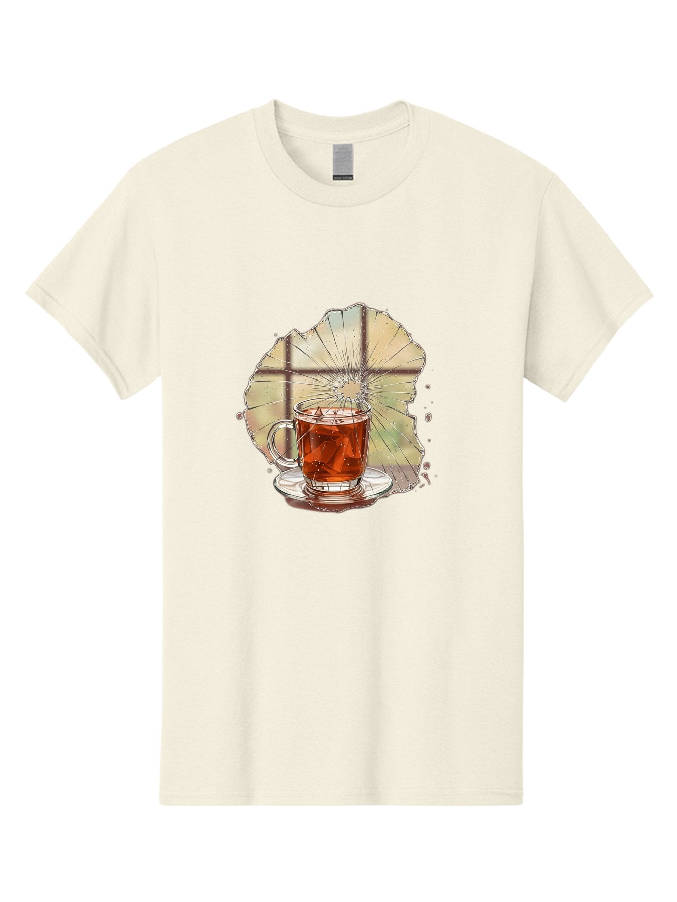 Broken-Glass-Tea Men'S Graphic Tee, 100% Cotton, Comfortable Casual Summer Wear, Machine Washable, Vintage Camera, Old Camera, Antique Camera, Black Camera, Classic Photography, Photography Equipment, Nostalgic Device, Film Camera, Camera Art Bak121 7