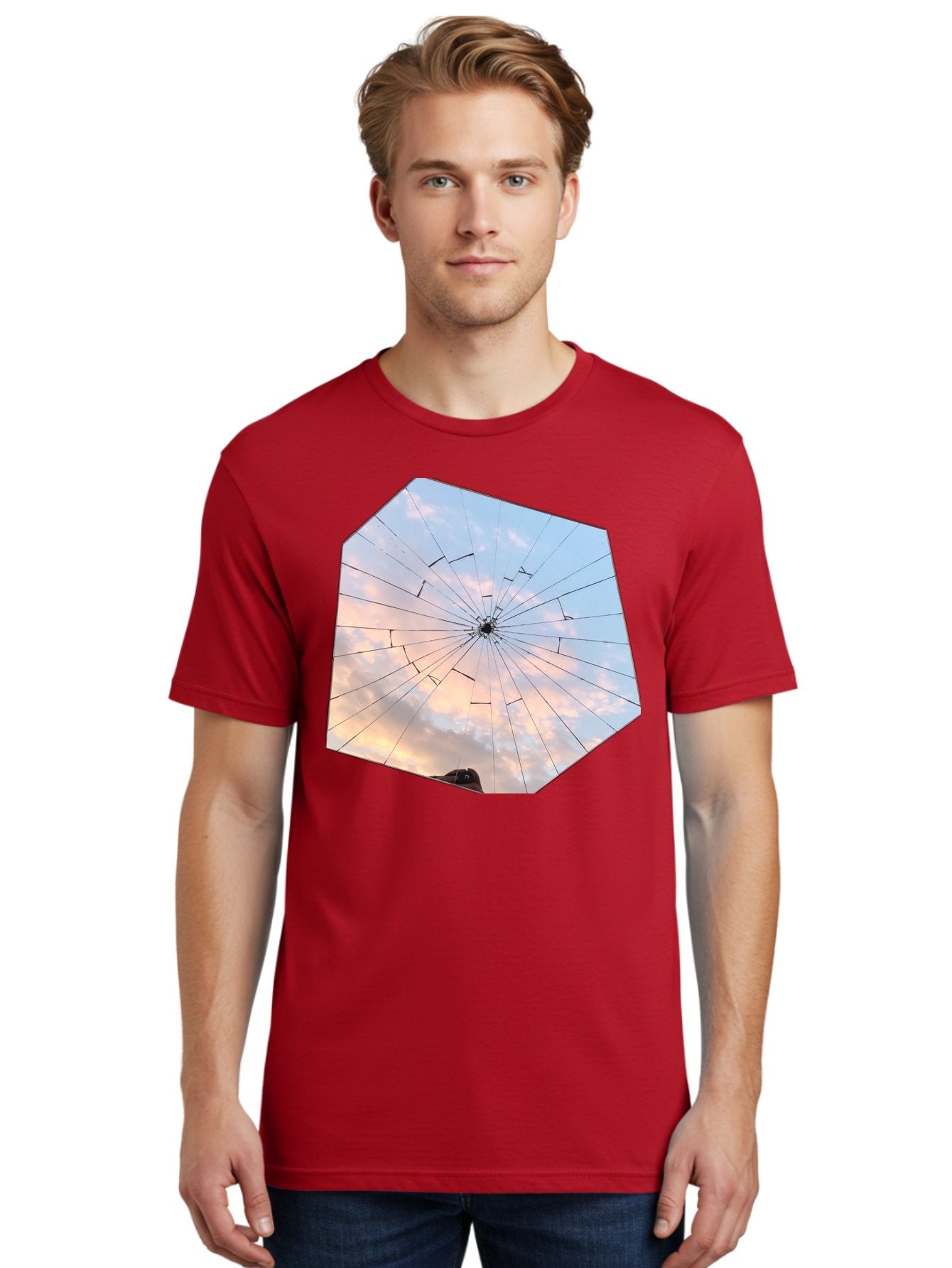 Broken-Glass Men'S Graphic Tee, 100% Cotton, Comfortable Casual Summer Wear, Machine Washable, Vintage Camera, Old Camera, Antique Camera, Black Camera, Classic Photography, Photography Equipment, Nostalgic Device, Film Camera, Camera Art Bak123 17