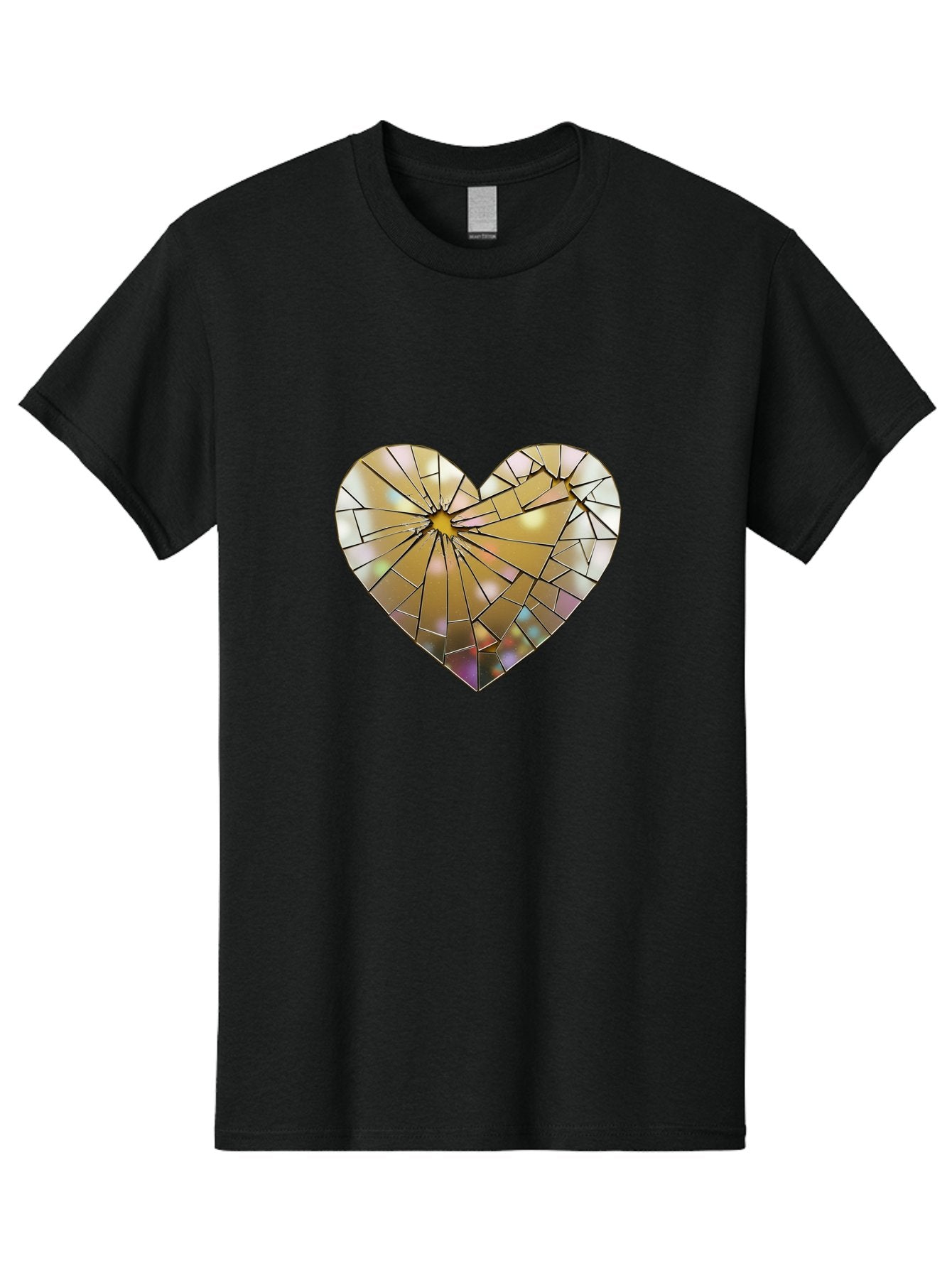 Broken-Heart-1 Men'S Graphic Tee, 100% Cotton, Comfortable Casual Summer Wear, Machine Washable, Vintage Camera, Old Camera, Antique Camera, Black Camera, Classic Photography, Photography Equipment, Nostalgic Device, Film Camera, Camera Art Bak124 5