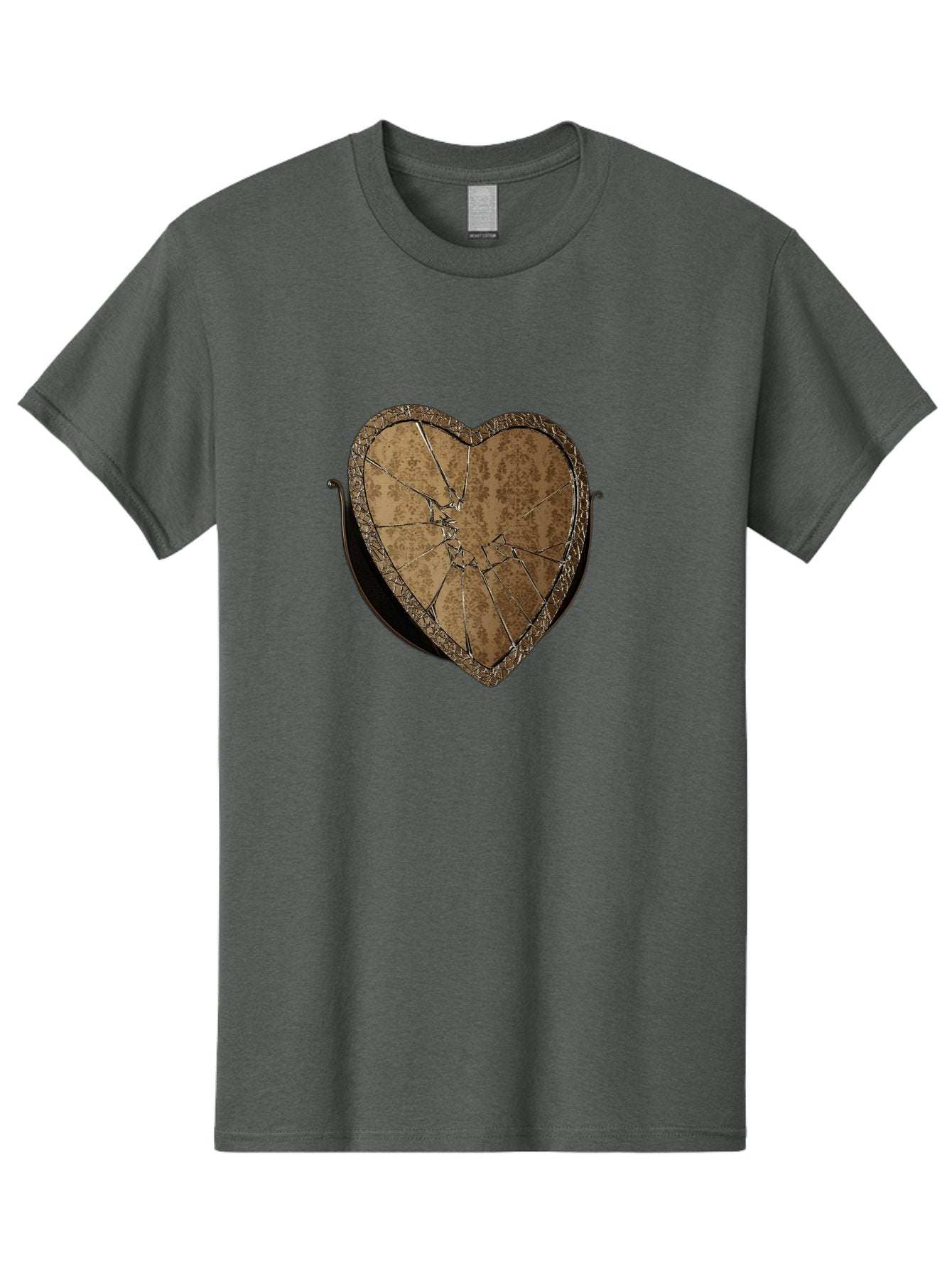 Broken-Heart-2 Men'S Graphic Tee, 100% Cotton, Comfortable Casual Summer Wear, Machine Washable, Vintage Camera, Old Camera, Antique Camera, Black Camera, Classic Photography, Photography Equipment, Nostalgic Device, Film Camera, Camera Art Bak125 8