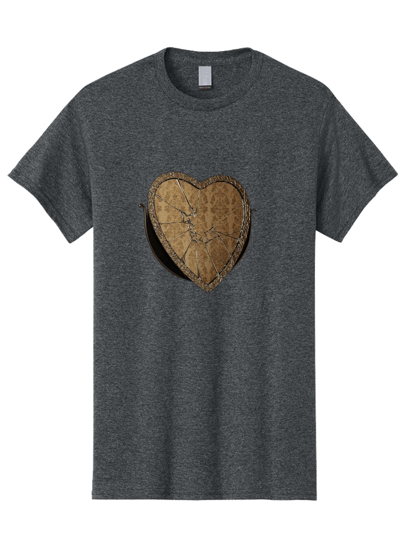 Broken-Heart-2 Men'S Graphic Tee, 100% Cotton, Comfortable Casual Summer Wear, Machine Washable, Vintage Camera, Old Camera, Antique Camera, Black Camera, Classic Photography, Photography Equipment, Nostalgic Device, Film Camera, Camera Art Bak125 15