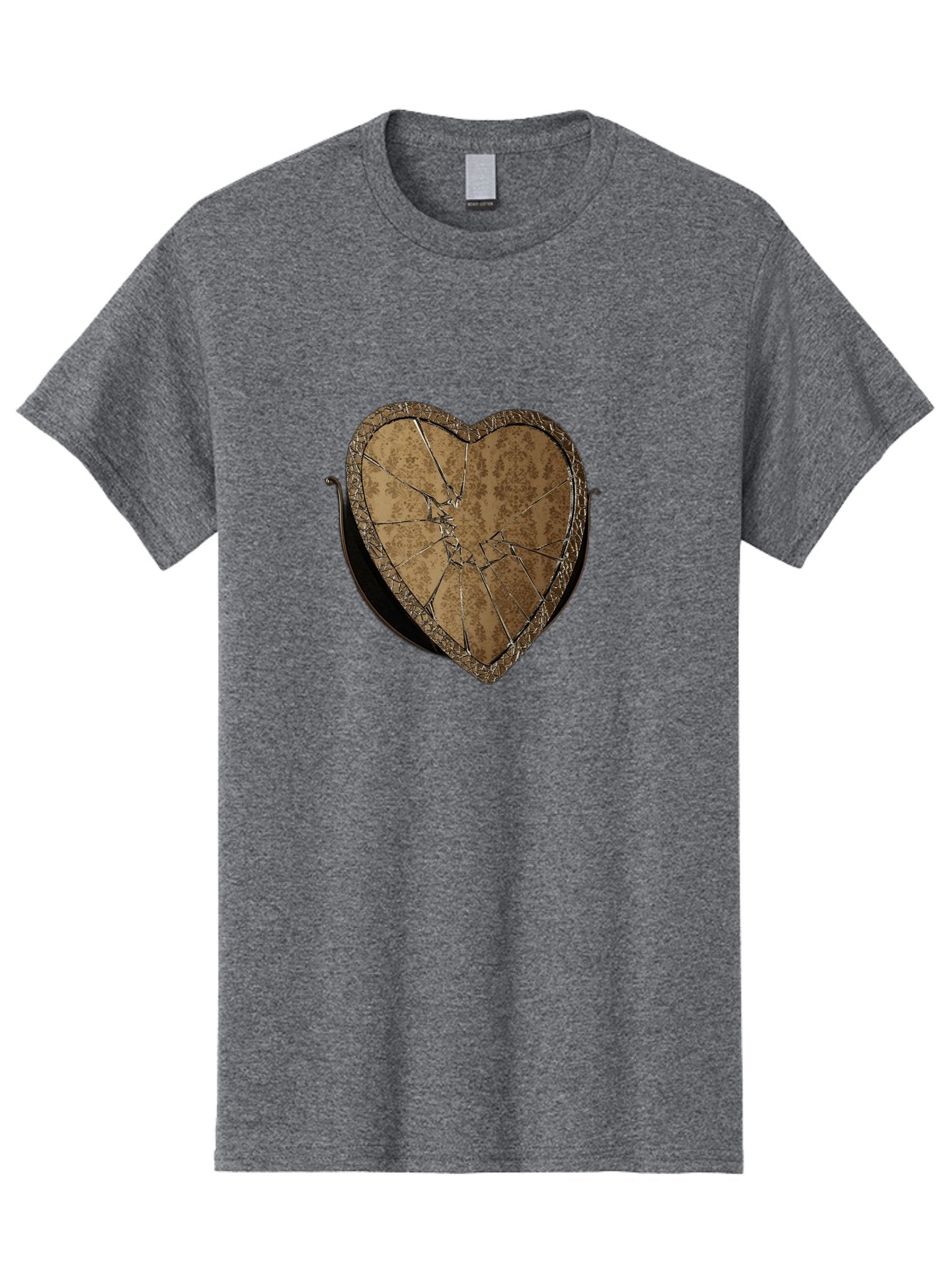 Broken-Heart-2 Men'S Graphic Tee, 100% Cotton, Comfortable Casual Summer Wear, Machine Washable, Vintage Camera, Old Camera, Antique Camera, Black Camera, Classic Photography, Photography Equipment, Nostalgic Device, Film Camera, Camera Art Bak125 3