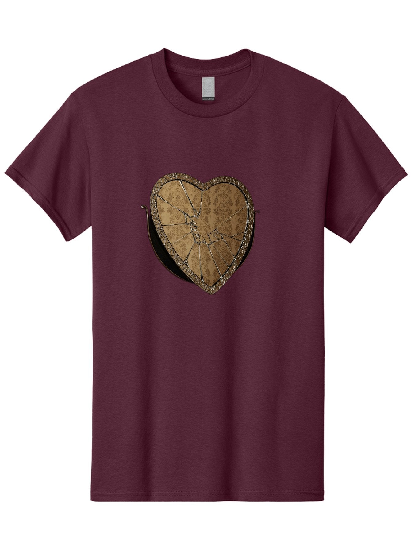 Broken-Heart-2 Men'S Graphic Tee, 100% Cotton, Comfortable Casual Summer Wear, Machine Washable, Vintage Camera, Old Camera, Antique Camera, Black Camera, Classic Photography, Photography Equipment, Nostalgic Device, Film Camera, Camera Art Bak125 7