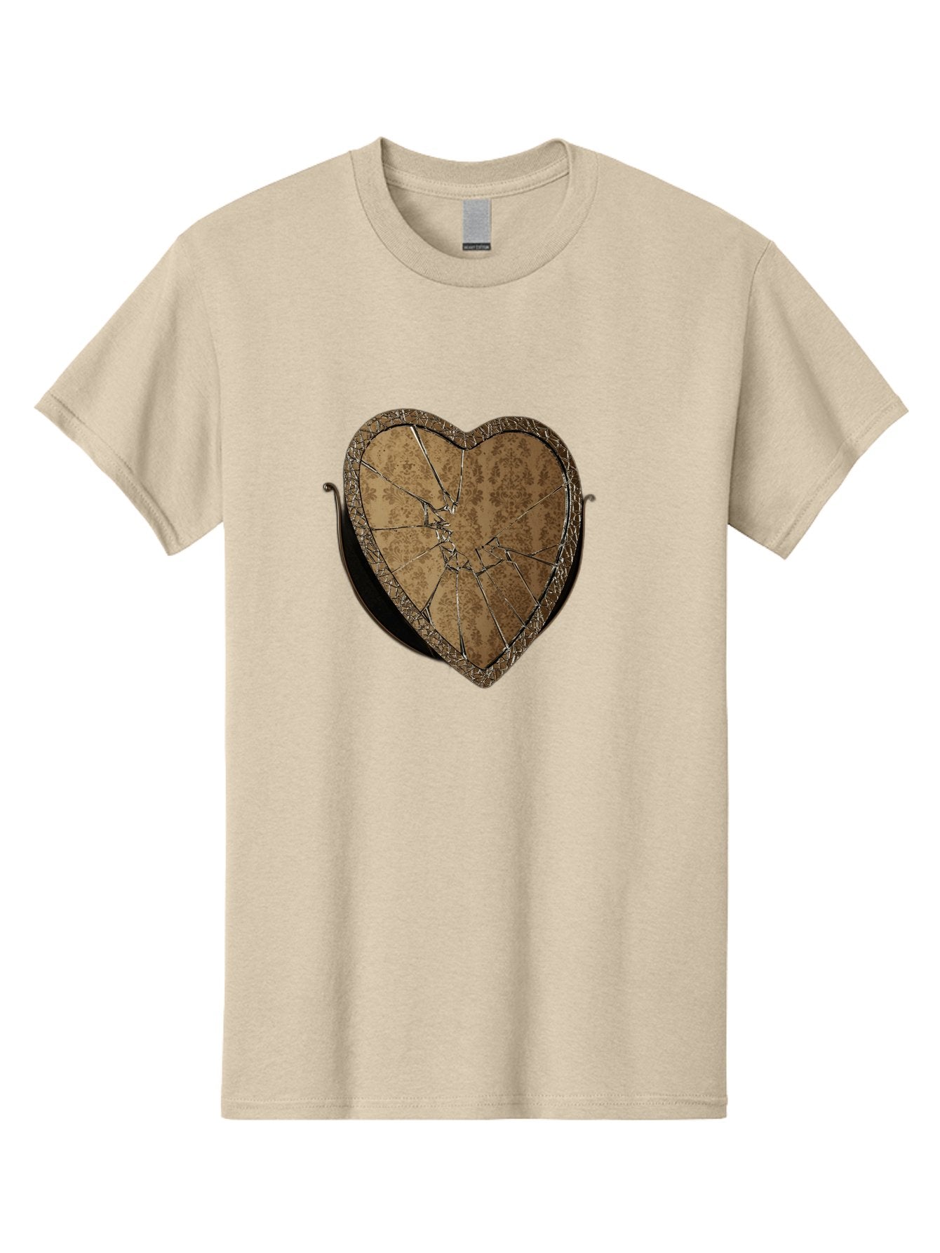 Broken-Heart-2 Men'S Graphic Tee, 100% Cotton, Comfortable Casual Summer Wear, Machine Washable, Vintage Camera, Old Camera, Antique Camera, Black Camera, Classic Photography, Photography Equipment, Nostalgic Device, Film Camera, Camera Art Bak125 10