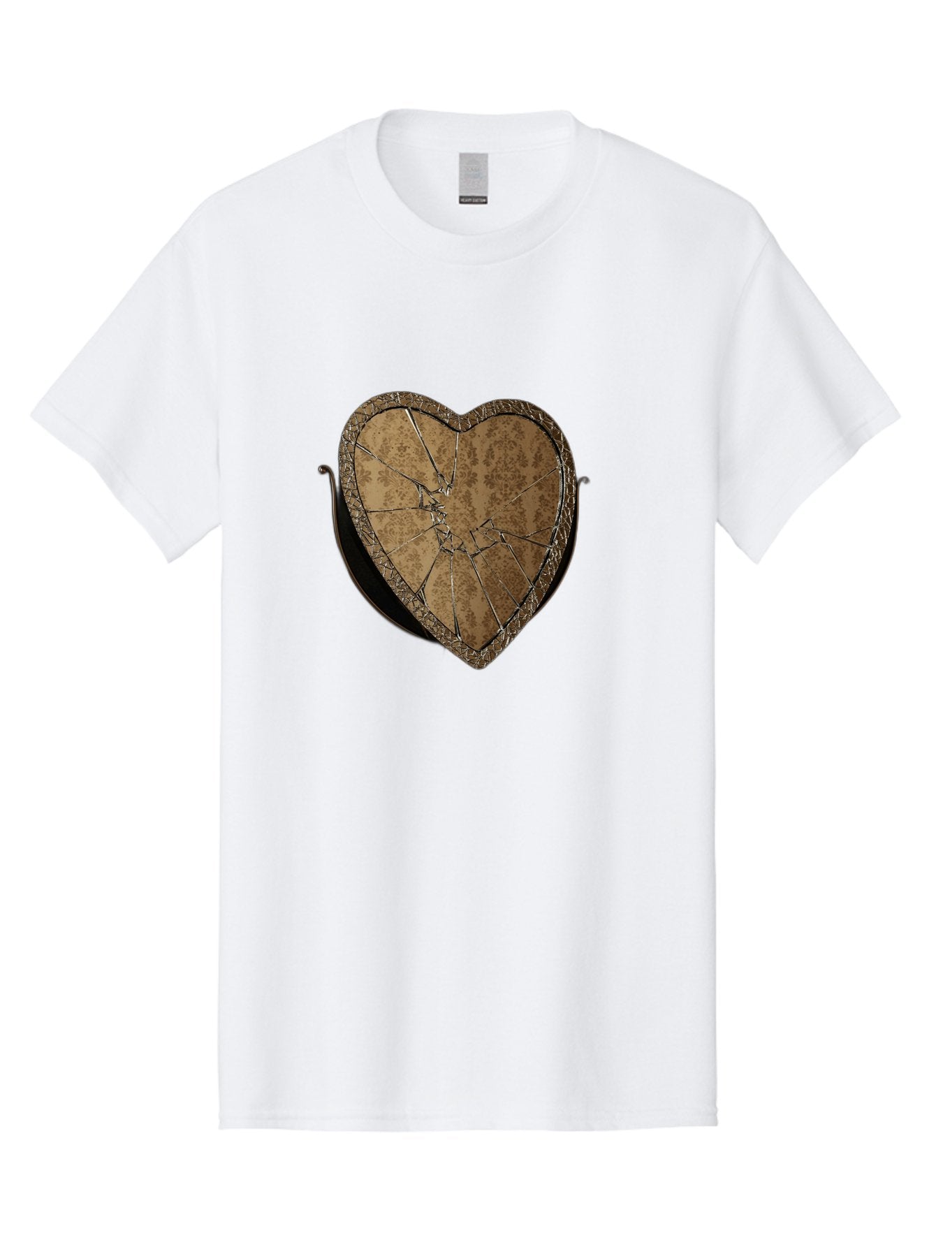 Broken-Heart-2 Men'S Graphic Tee, 100% Cotton, Comfortable Casual Summer Wear, Machine Washable, Vintage Camera, Old Camera, Antique Camera, Black Camera, Classic Photography, Photography Equipment, Nostalgic Device, Film Camera, Camera Art Bak125 5
