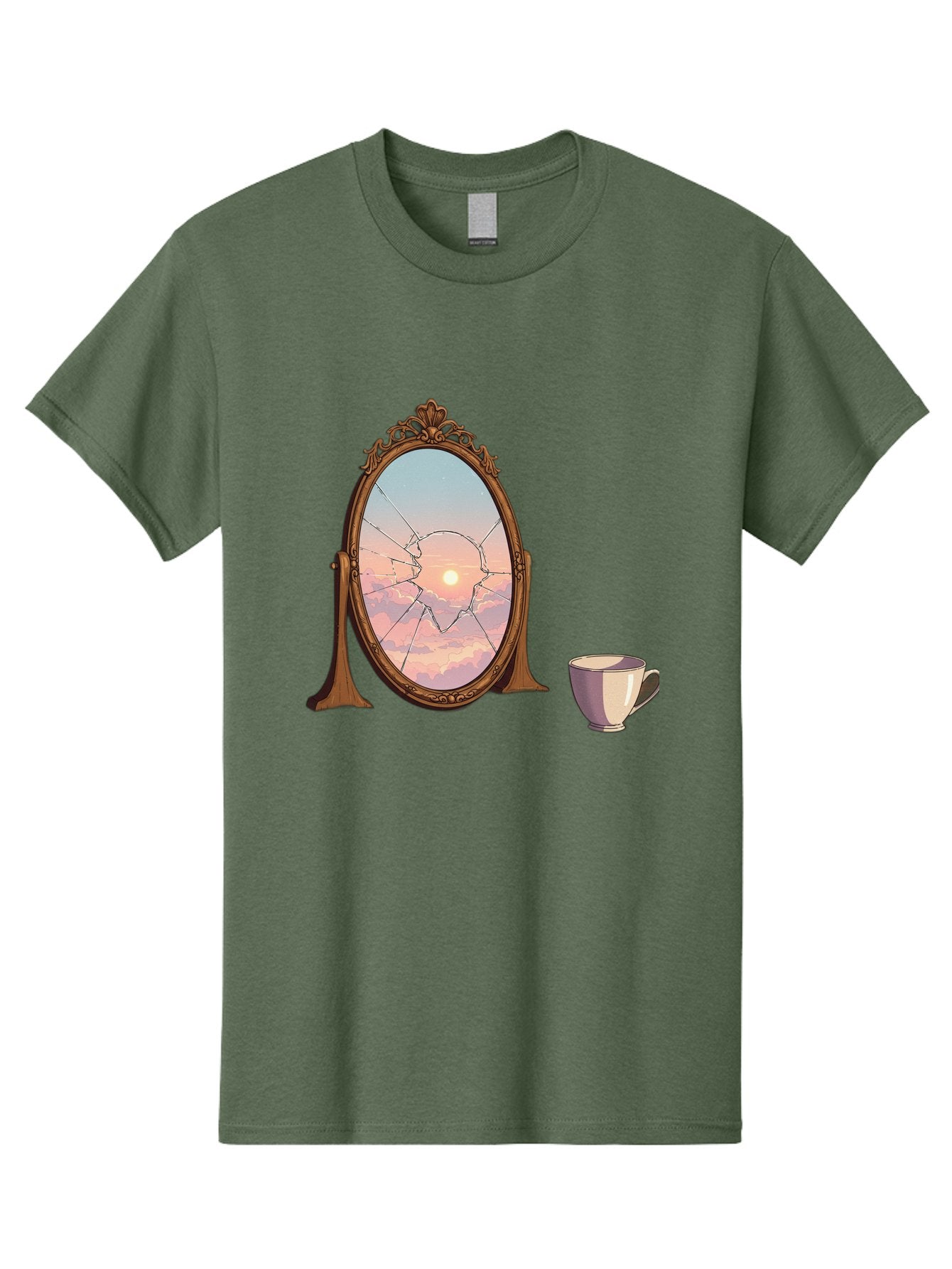 Broken-Mirror-1 Men'S Graphic Tee, 100% Cotton, Comfortable Casual Summer Wear, Machine Washable, Vintage Camera, Old Camera, Antique Camera, Black Camera, Classic Photography, Photography Equipment, Nostalgic Device, Film Camera, Camera Art Bak129 14