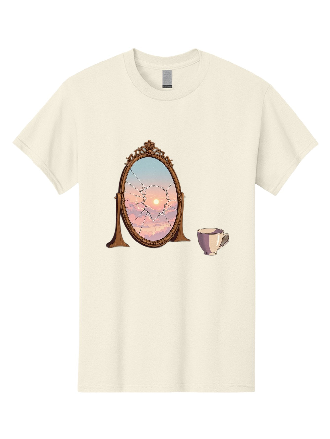 Broken-Mirror-1 Men'S Graphic Tee, 100% Cotton, Comfortable Casual Summer Wear, Machine Washable, Vintage Camera, Old Camera, Antique Camera, Black Camera, Classic Photography, Photography Equipment, Nostalgic Device, Film Camera, Camera Art Bak129 13