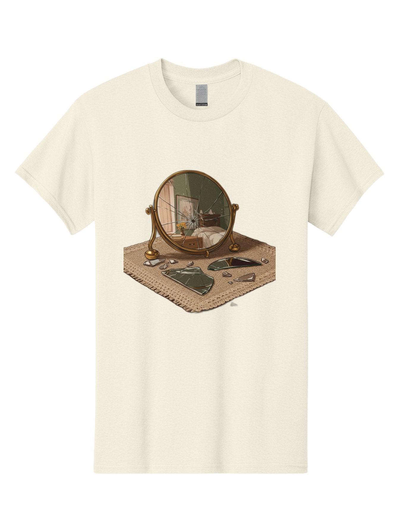 Broken-Mirror-3 Men'S Graphic Tee, 100% Cotton, Comfortable Casual Summer Wear, Machine Washable, Vintage Camera, Old Camera, Antique Camera, Black Camera, Classic Photography, Photography Equipment, Nostalgic Device, Film Camera, Camera Art Bak131 4