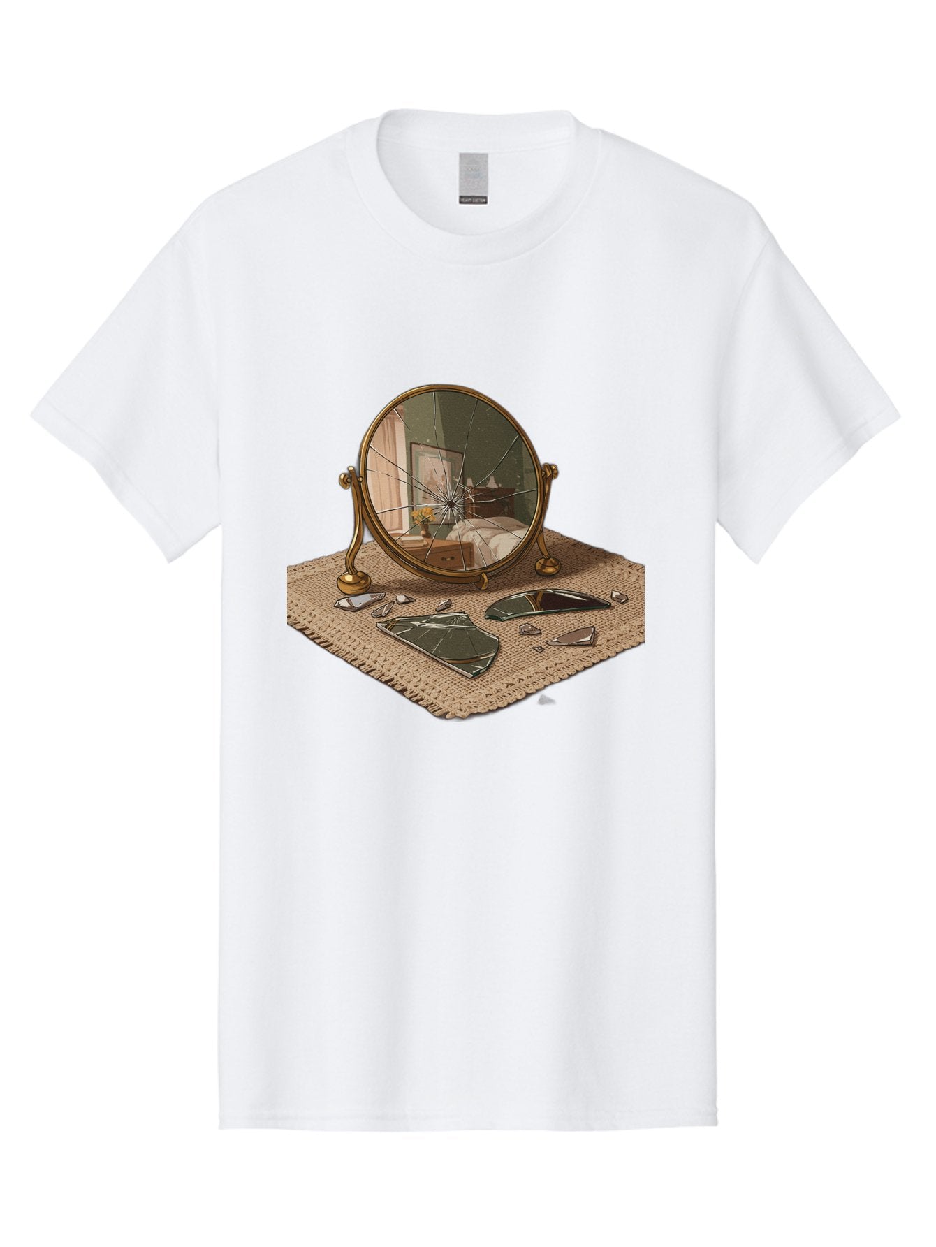 Broken-Mirror-3 Men'S Graphic Tee, 100% Cotton, Comfortable Casual Summer Wear, Machine Washable, Vintage Camera, Old Camera, Antique Camera, Black Camera, Classic Photography, Photography Equipment, Nostalgic Device, Film Camera, Camera Art Bak131 14