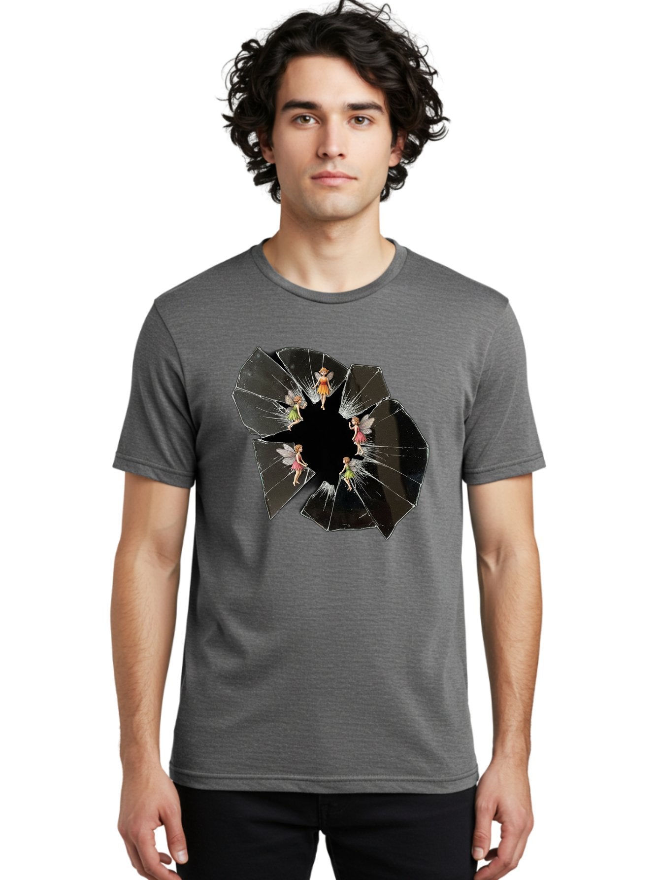 Broken-Mirror-Fairies Men'S Graphic Tee, 100% Cotton, Comfortable Casual Summer Wear, Machine Washable, Vintage Camera, Old Camera, Antique Camera, Black Camera, Classic Photography, Photography Equipment, Nostalgic Device, Film Camera, Bak133 29