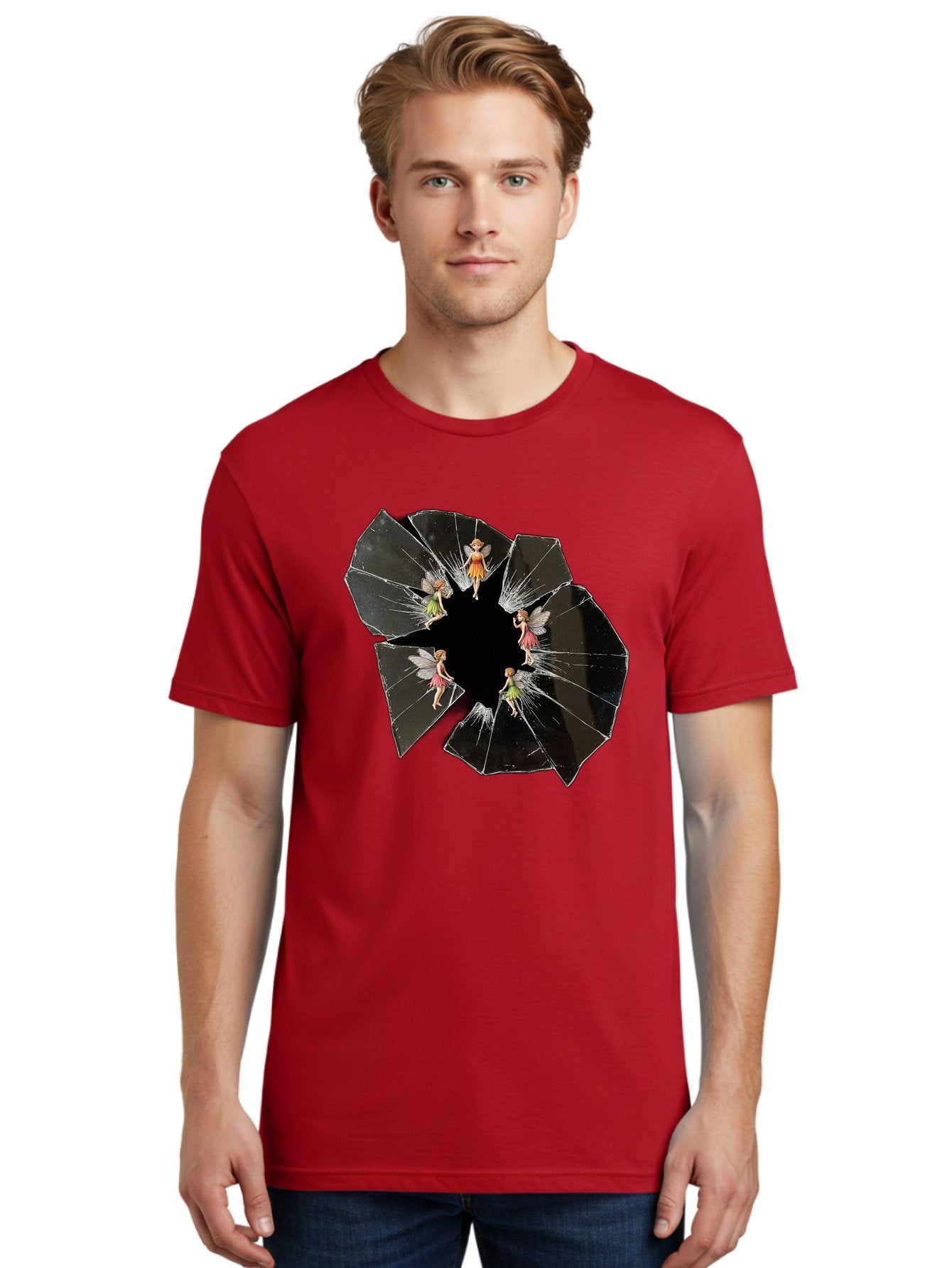 Broken-Mirror-Fairies Men'S Graphic Tee, 100% Cotton, Comfortable Casual Summer Wear, Machine Washable, Vintage Camera, Old Camera, Antique Camera, Black Camera, Classic Photography, Photography Equipment, Nostalgic Device, Film Camera, Bak133 16