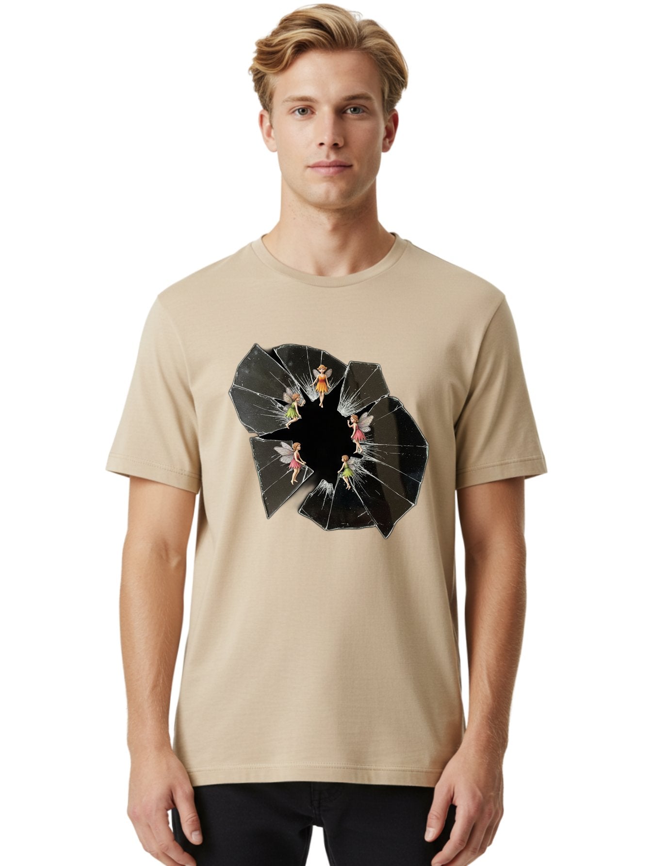 Broken-Mirror-Fairies Men'S Graphic Tee, 100% Cotton, Comfortable Casual Summer Wear, Machine Washable, Vintage Camera, Old Camera, Antique Camera, Black Camera, Classic Photography, Photography Equipment, Nostalgic Device, Film Camera, Bak133 20