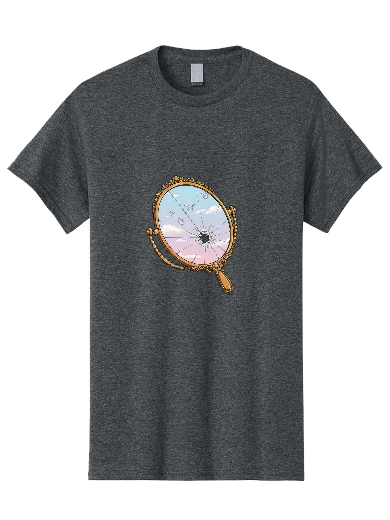 Broken-Mirror Men'S Graphic Tee, 100% Cotton, Comfortable Casual Summer Wear, Machine Washable, Vintage Camera, Old Camera, Antique Camera, Black Camera, Classic Photography, Photography Equipment, Nostalgic Device, Film Camera, Camera Art Bak137 14
