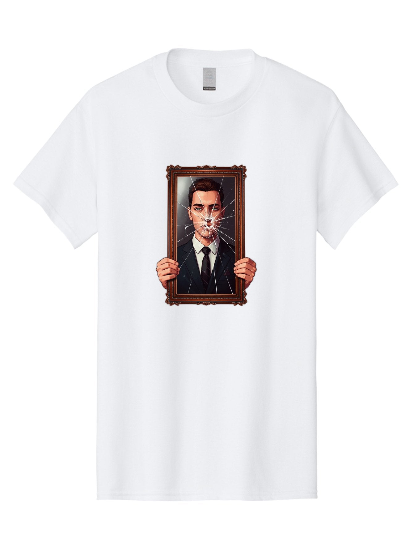 Broken-Portrait Men'S Graphic Tee, 100% Cotton, Comfortable Casual Summer Wear, Machine Washable, Vintage Camera, Old Camera, Antique Camera, Black Camera, Classic Photography, Photography Equipment, Nostalgic Device, Film Camera, Camera Art Bak138 11