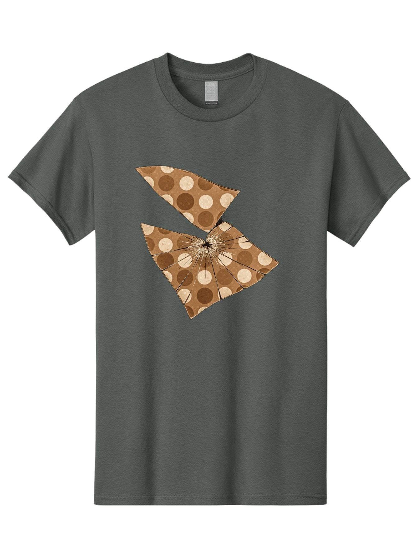 Brown-And-Beige-Polka-Dot-Parasol Men'S Graphic Tee, 100% Cotton, Comfortable Casual Summer Wear, Machine Washable, Vintage Camera, Old Camera, Antique Camera, Black Camera, Classic Photography, Photography Equipment, Nostalgic Device, Bak141 9