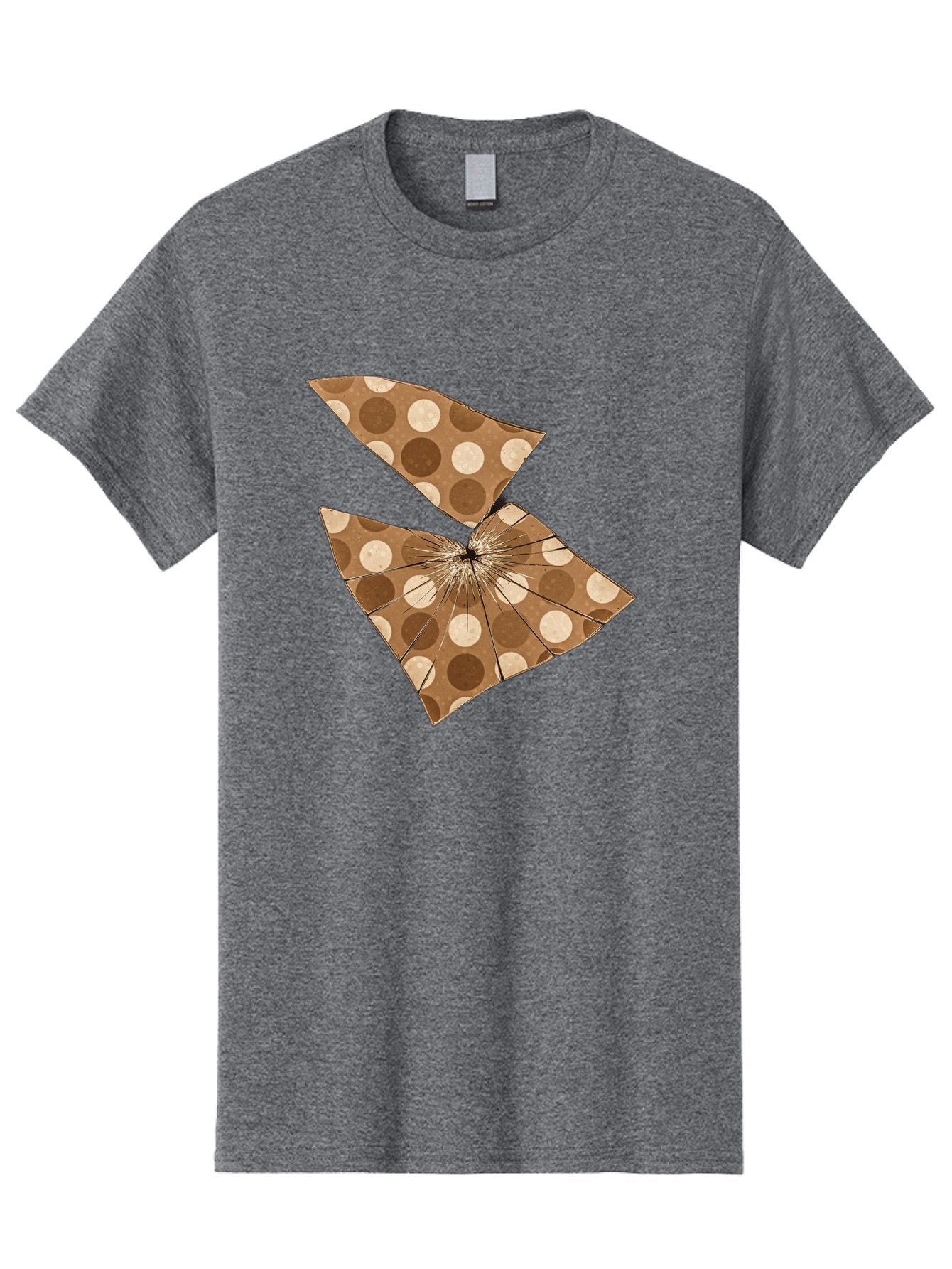 Brown-And-Beige-Polka-Dot-Parasol Men'S Graphic Tee, 100% Cotton, Comfortable Casual Summer Wear, Machine Washable, Vintage Camera, Old Camera, Antique Camera, Black Camera, Classic Photography, Photography Equipment, Nostalgic Device, Bak141 7