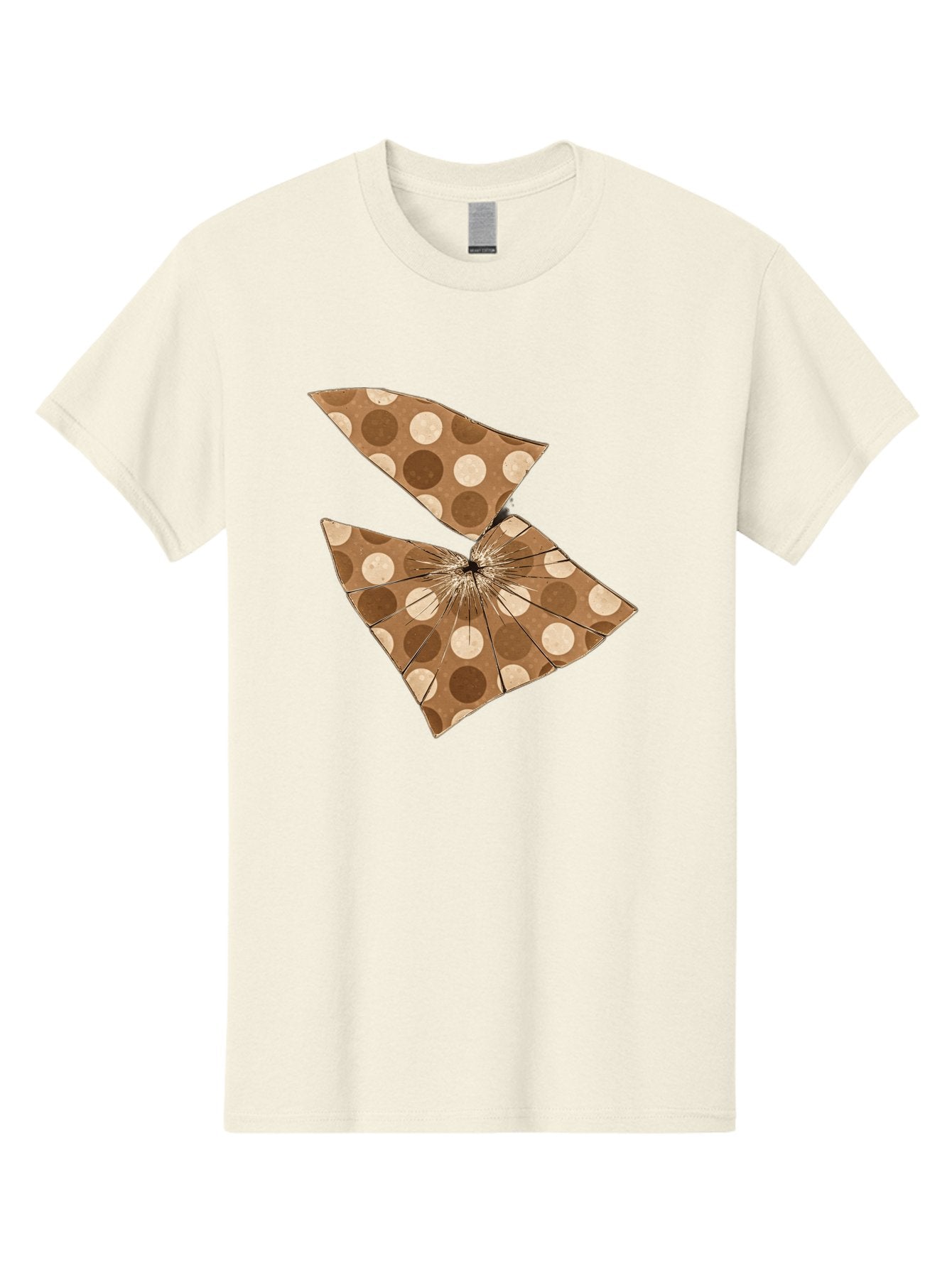 Brown-And-Beige-Polka-Dot-Parasol Men'S Graphic Tee, 100% Cotton, Comfortable Casual Summer Wear, Machine Washable, Vintage Camera, Old Camera, Antique Camera, Black Camera, Classic Photography, Photography Equipment, Nostalgic Device, Bak141 4