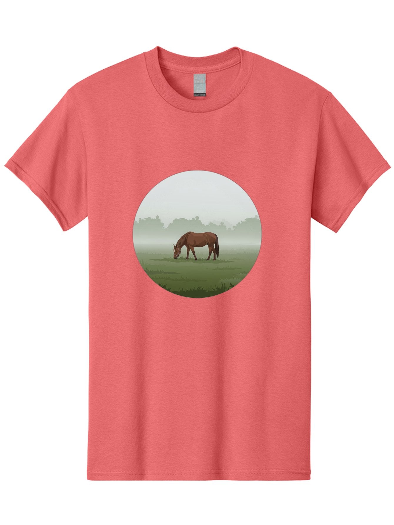 Brown-Horse-Grazing Men'S Graphic Tee, 100% Cotton, Comfortable Casual Summer Wear, Machine Washable, Vintage Camera, Old Camera, Antique Camera, Black Camera, Classic Photography, Photography Equipment, Nostalgic Device, Film Camera, Bak142 8