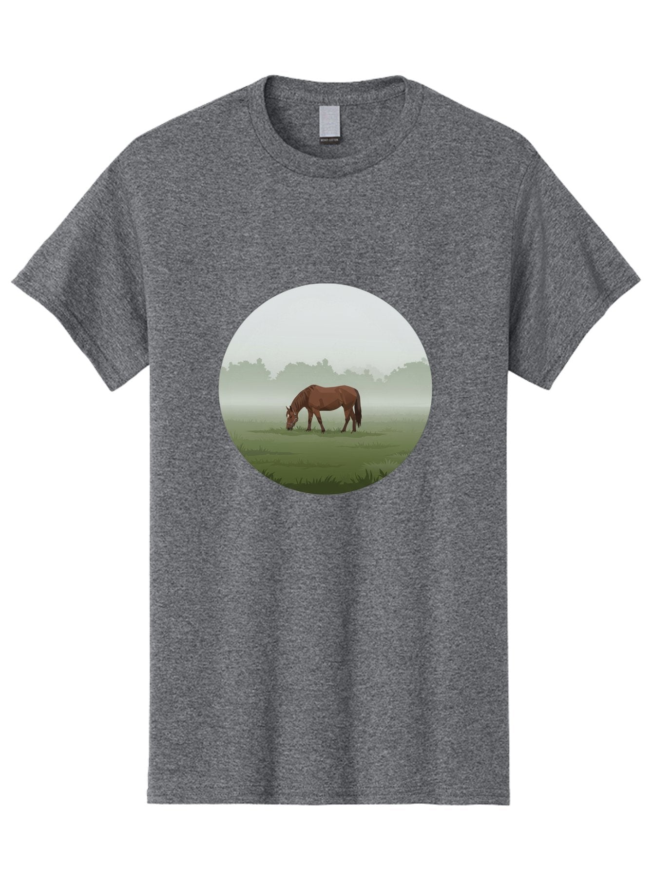 Brown-Horse-Grazing Men'S Graphic Tee, 100% Cotton, Comfortable Casual Summer Wear, Machine Washable, Vintage Camera, Old Camera, Antique Camera, Black Camera, Classic Photography, Photography Equipment, Nostalgic Device, Film Camera, Bak142 11