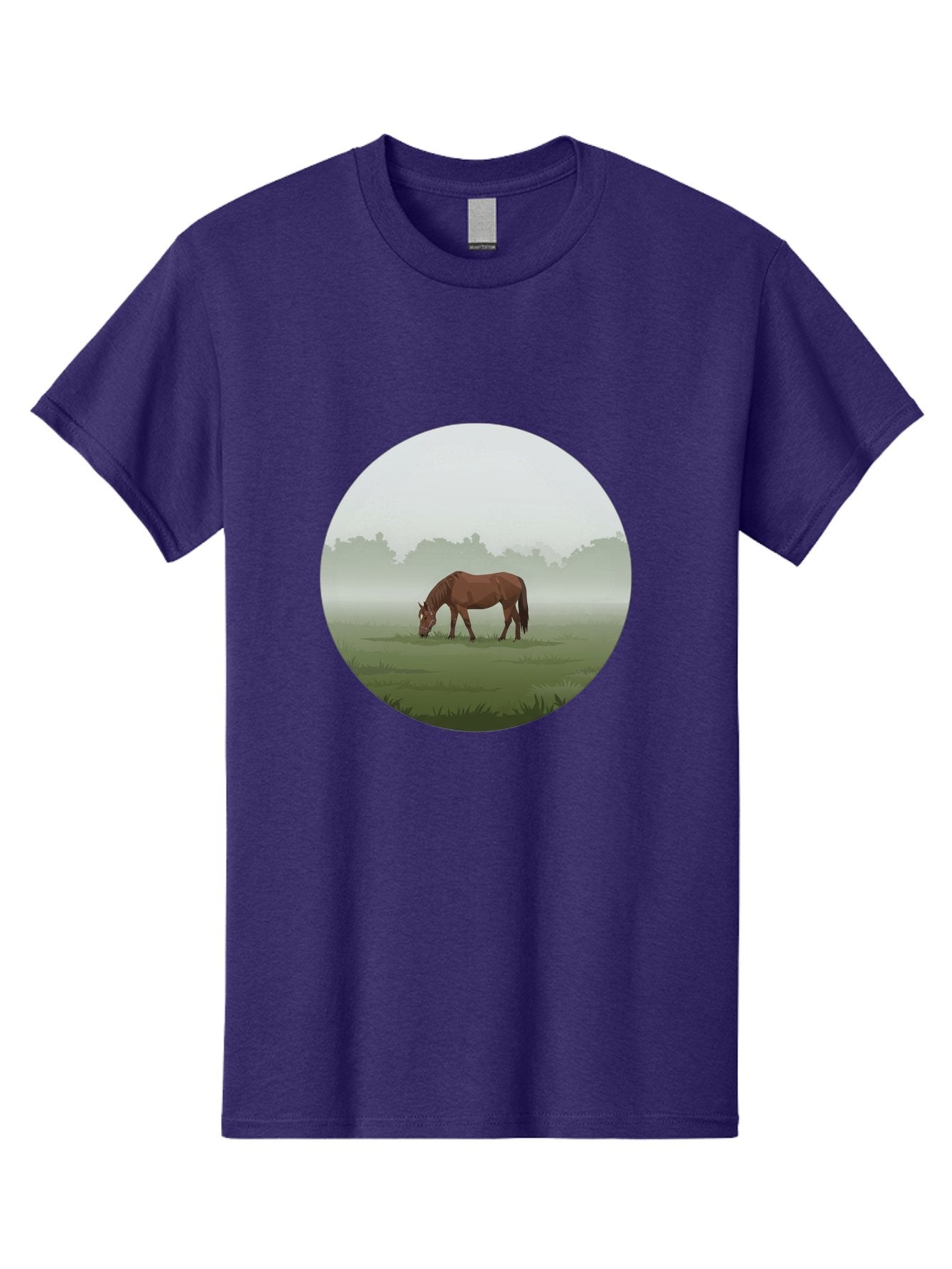 Brown-Horse-Grazing Men'S Graphic Tee, 100% Cotton, Comfortable Casual Summer Wear, Machine Washable, Vintage Camera, Old Camera, Antique Camera, Black Camera, Classic Photography, Photography Equipment, Nostalgic Device, Film Camera, Bak142 6