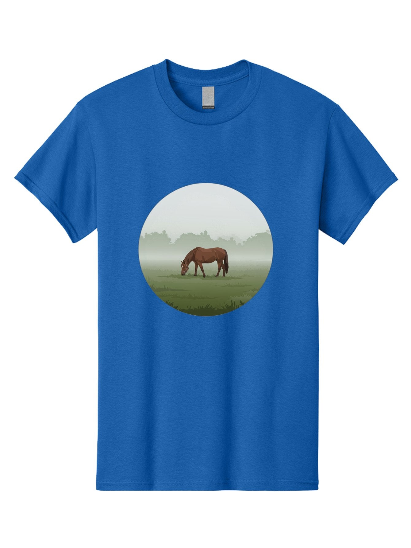 Brown-Horse-Grazing Men'S Graphic Tee, 100% Cotton, Comfortable Casual Summer Wear, Machine Washable, Vintage Camera, Old Camera, Antique Camera, Black Camera, Classic Photography, Photography Equipment, Nostalgic Device, Film Camera, Bak142 5