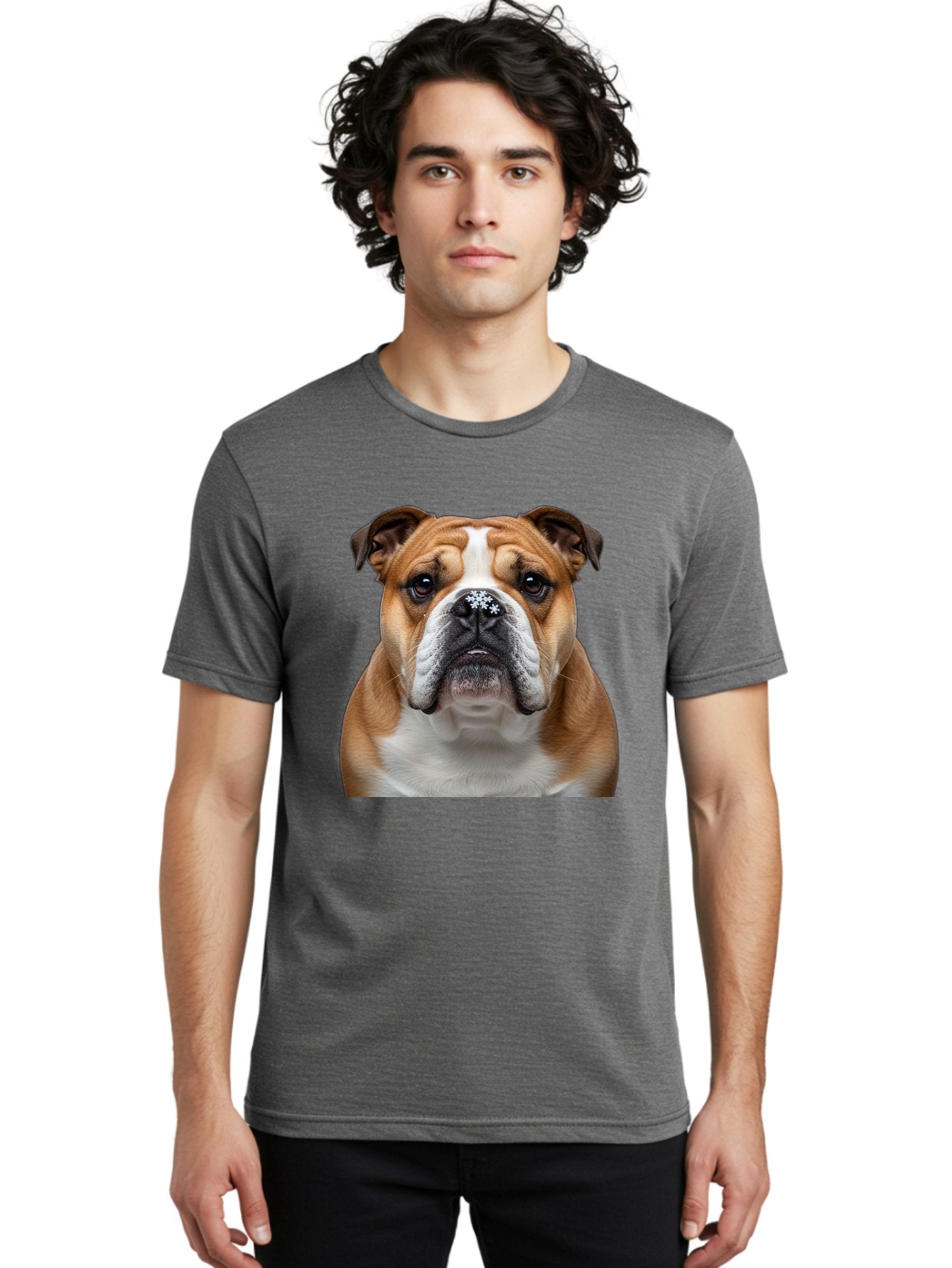 Bulldog-Portrait Men'S Graphic Tee, 100% Cotton, Comfortable Casual Summer Wear, Machine Washable, Vintage Camera, Old Camera, Antique Camera, Black Camera, Classic Photography, Photography Equipment, Nostalgic Device, Film Camera, Camera Art Bak145 21