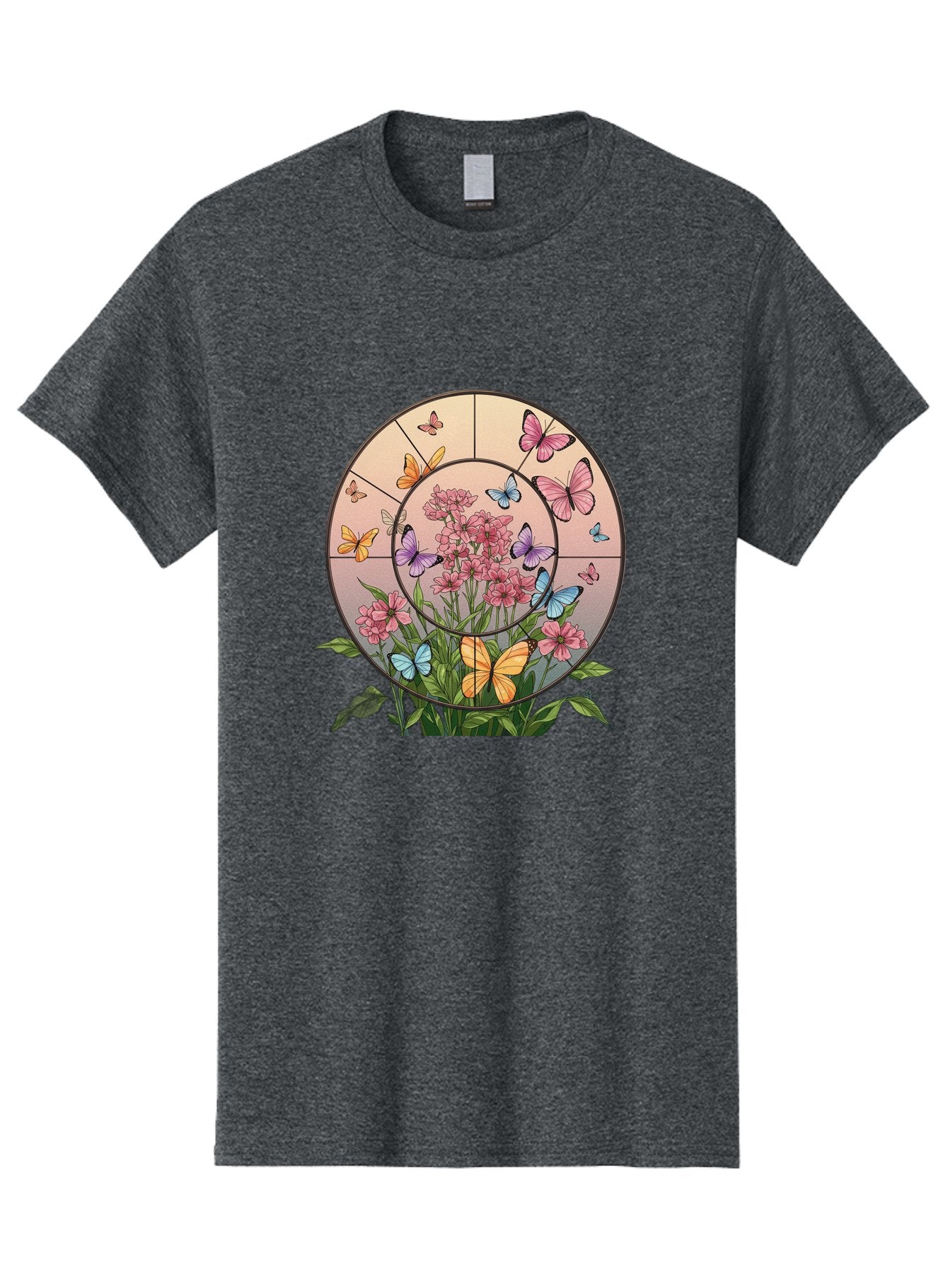 Butterflies-And-Flowers-1 Men'S Graphic Tee, 100% Cotton, Comfortable Casual Summer Wear, Machine Washable, Vintage Camera, Old Camera, Antique Camera, Black Camera, Classic Photography, Photography Equipment, Nostalgic Device, Film Camera, Bak151 9