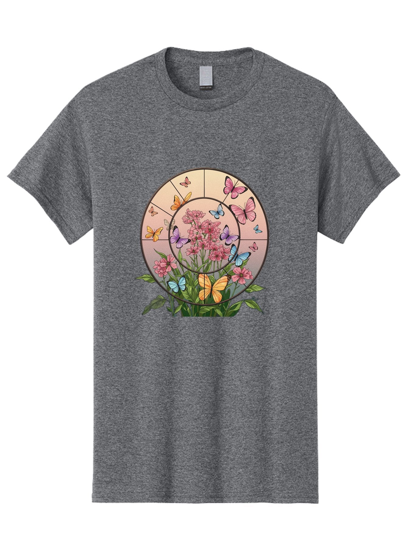 Butterflies-And-Flowers-1 Men'S Graphic Tee, 100% Cotton, Comfortable Casual Summer Wear, Machine Washable, Vintage Camera, Old Camera, Antique Camera, Black Camera, Classic Photography, Photography Equipment, Nostalgic Device, Film Camera, Bak151 11