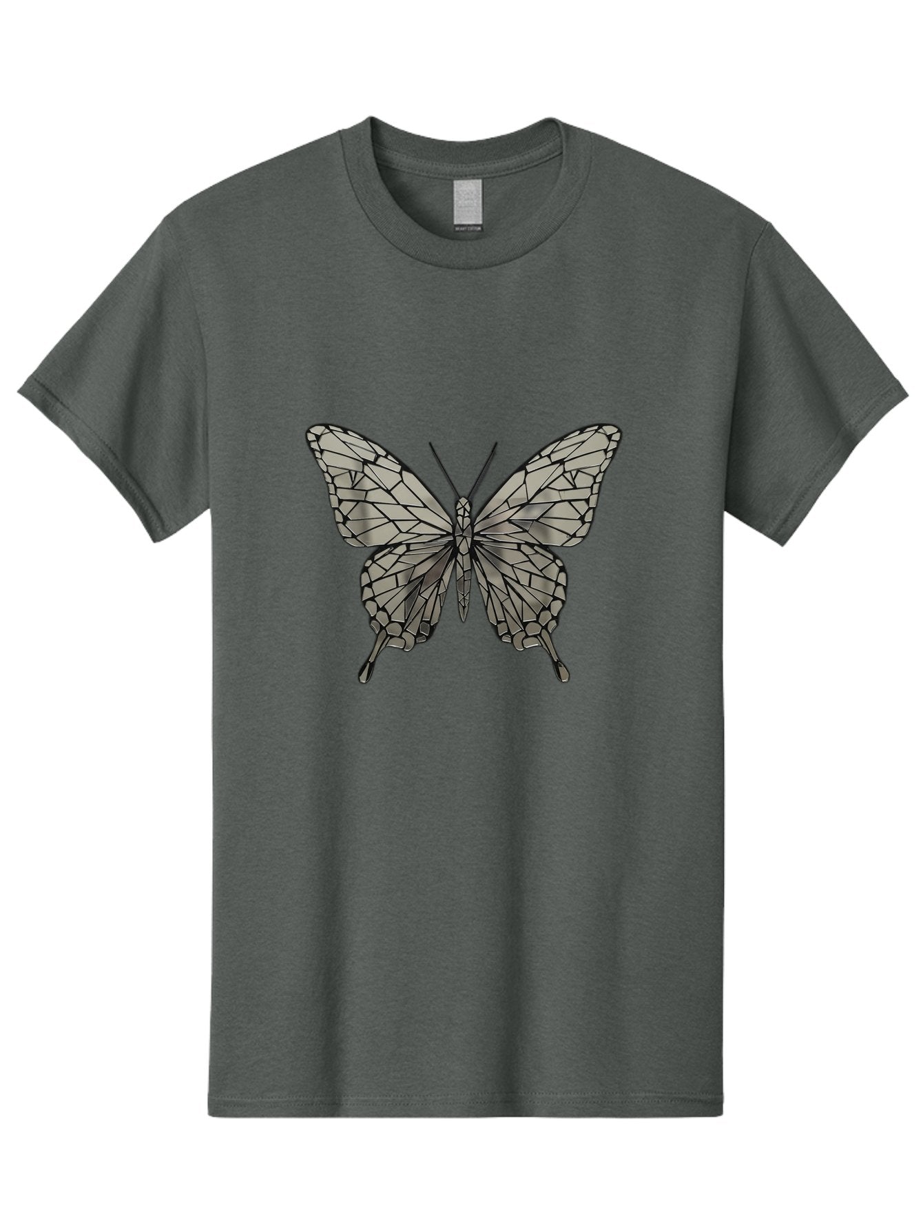 Butterfly-1 Men'S Graphic Tee, 100% Cotton, Comfortable Casual Summer Wear, Machine Washable, Vintage Camera, Old Camera, Antique Camera, Black Camera, Classic Photography, Photography Equipment, Nostalgic Device, Film Camera, Camera Art Bak154 4