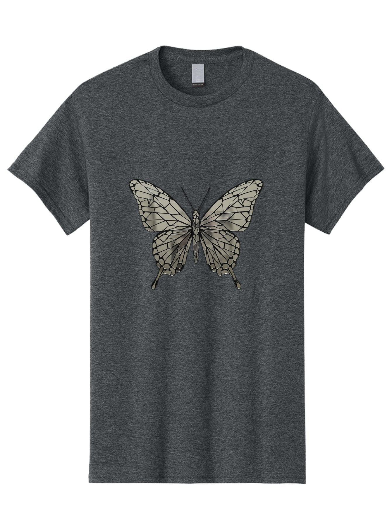 Butterfly-1 Men'S Graphic Tee, 100% Cotton, Comfortable Casual Summer Wear, Machine Washable, Vintage Camera, Old Camera, Antique Camera, Black Camera, Classic Photography, Photography Equipment, Nostalgic Device, Film Camera, Camera Art Bak154 8