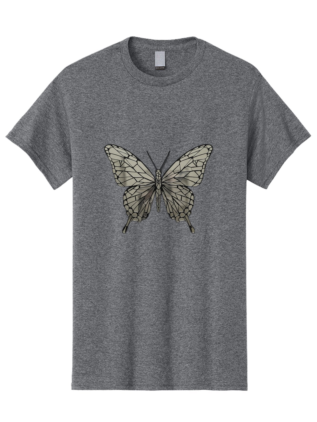 Butterfly-1 Men'S Graphic Tee, 100% Cotton, Comfortable Casual Summer Wear, Machine Washable, Vintage Camera, Old Camera, Antique Camera, Black Camera, Classic Photography, Photography Equipment, Nostalgic Device, Film Camera, Camera Art Bak154 9