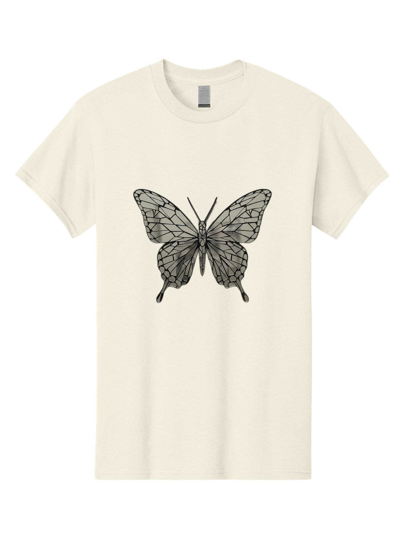 Butterfly-1 Men'S Graphic Tee, 100% Cotton, Comfortable Casual Summer Wear, Machine Washable, Vintage Camera, Old Camera, Antique Camera, Black Camera, Classic Photography, Photography Equipment, Nostalgic Device, Film Camera, Camera Art Bak154