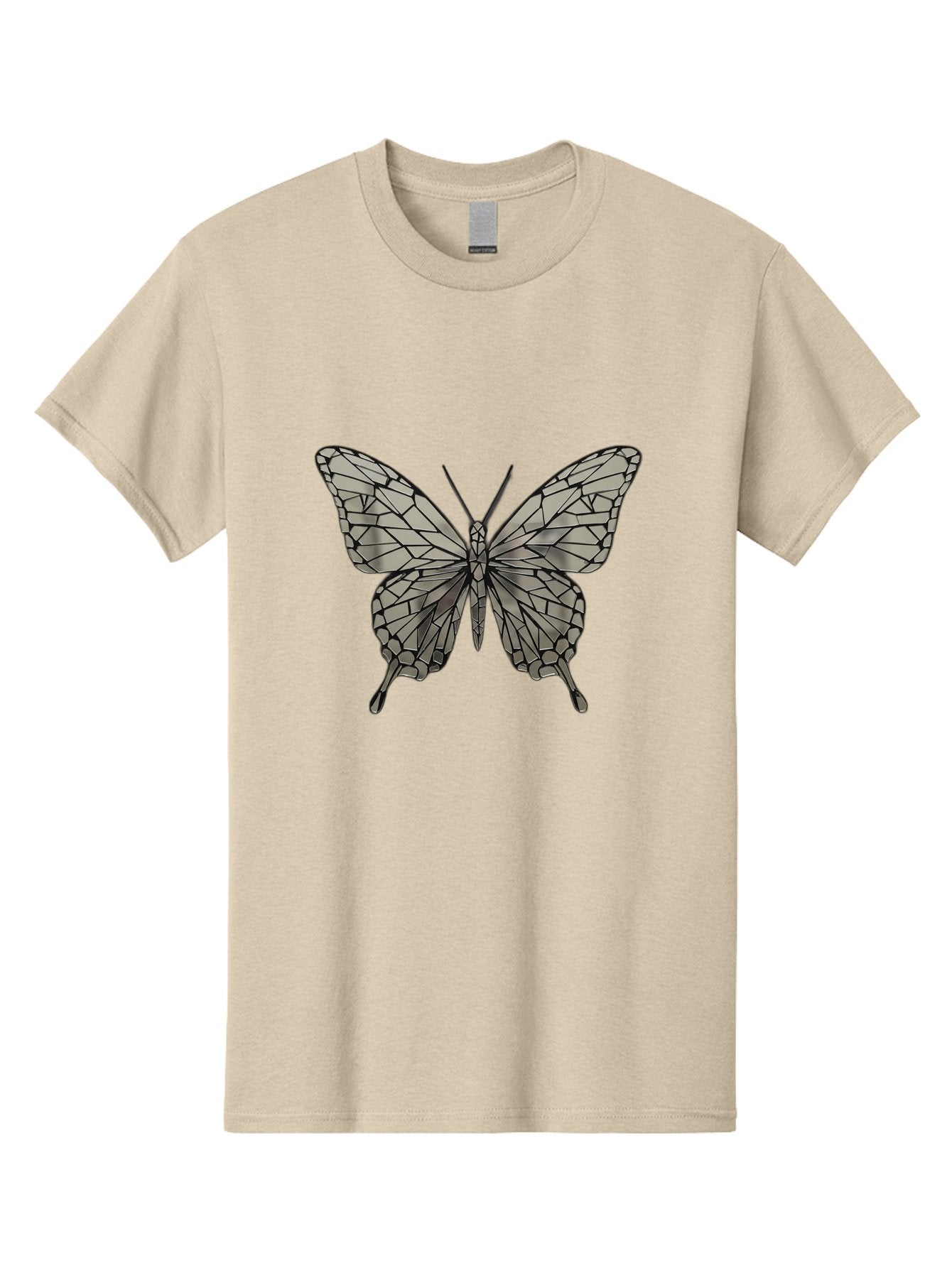 Butterfly-1 Men'S Graphic Tee, 100% Cotton, Comfortable Casual Summer Wear, Machine Washable, Vintage Camera, Old Camera, Antique Camera, Black Camera, Classic Photography, Photography Equipment, Nostalgic Device, Film Camera, Camera Art Bak154