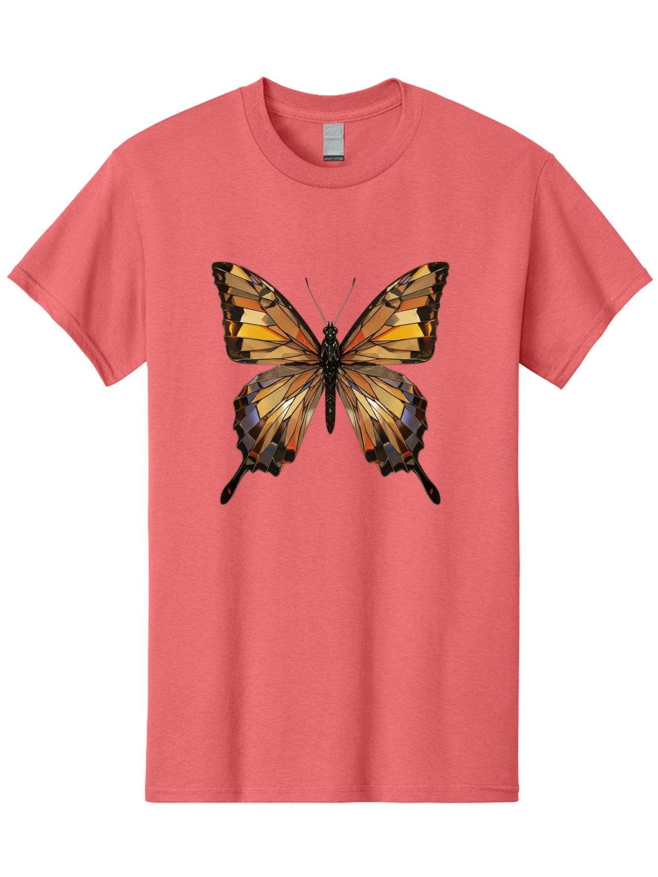 Butterfly-2 Men'S Graphic Tee, 100% Cotton, Comfortable Casual Summer Wear, Machine Washable, Vintage Camera, Old Camera, Antique Camera, Black Camera, Classic Photography, Photography Equipment, Nostalgic Device, Film Camera, Camera Art Bak155 9