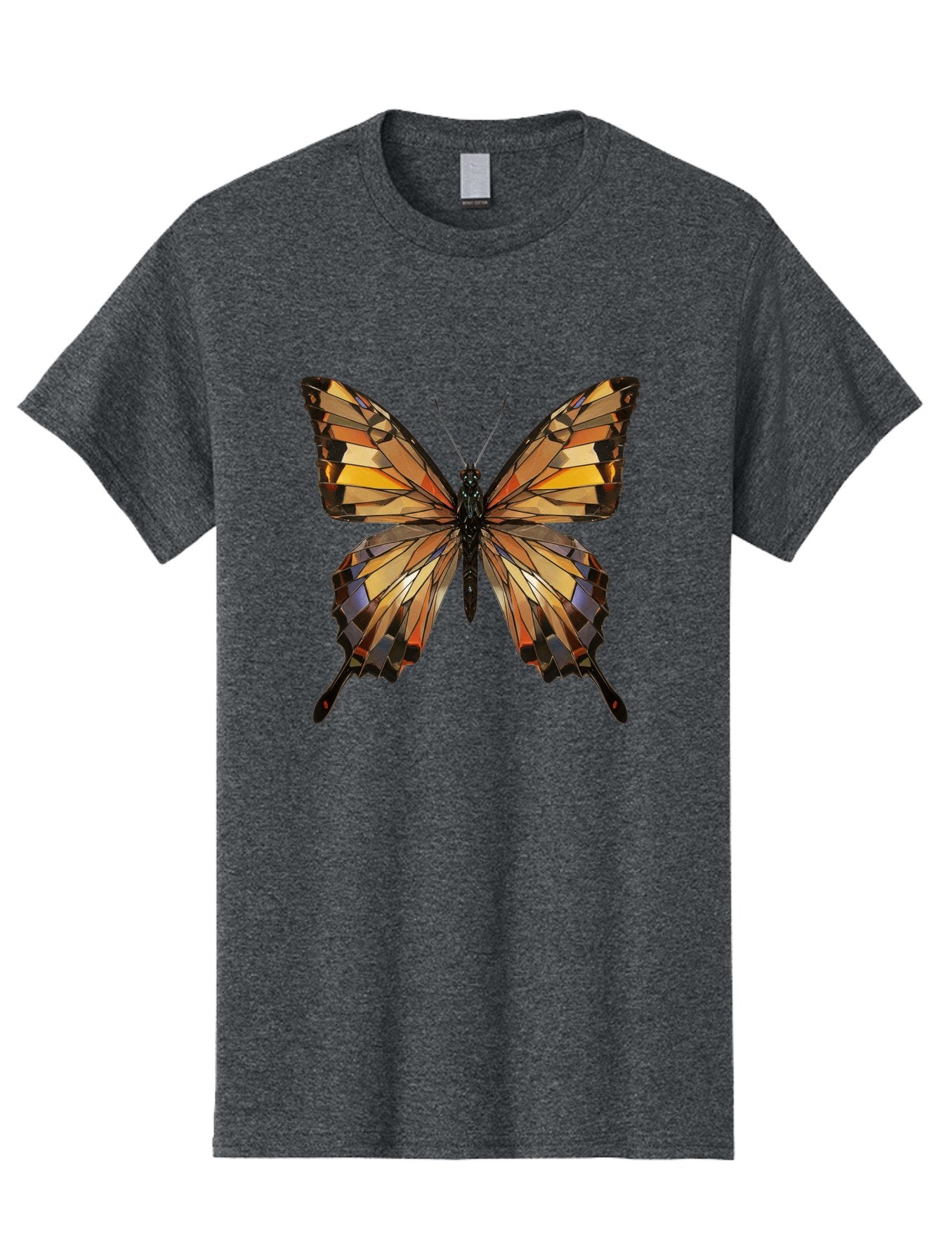 Butterfly-2 Men'S Graphic Tee, 100% Cotton, Comfortable Casual Summer Wear, Machine Washable, Vintage Camera, Old Camera, Antique Camera, Black Camera, Classic Photography, Photography Equipment, Nostalgic Device, Film Camera, Camera Art Bak155 5