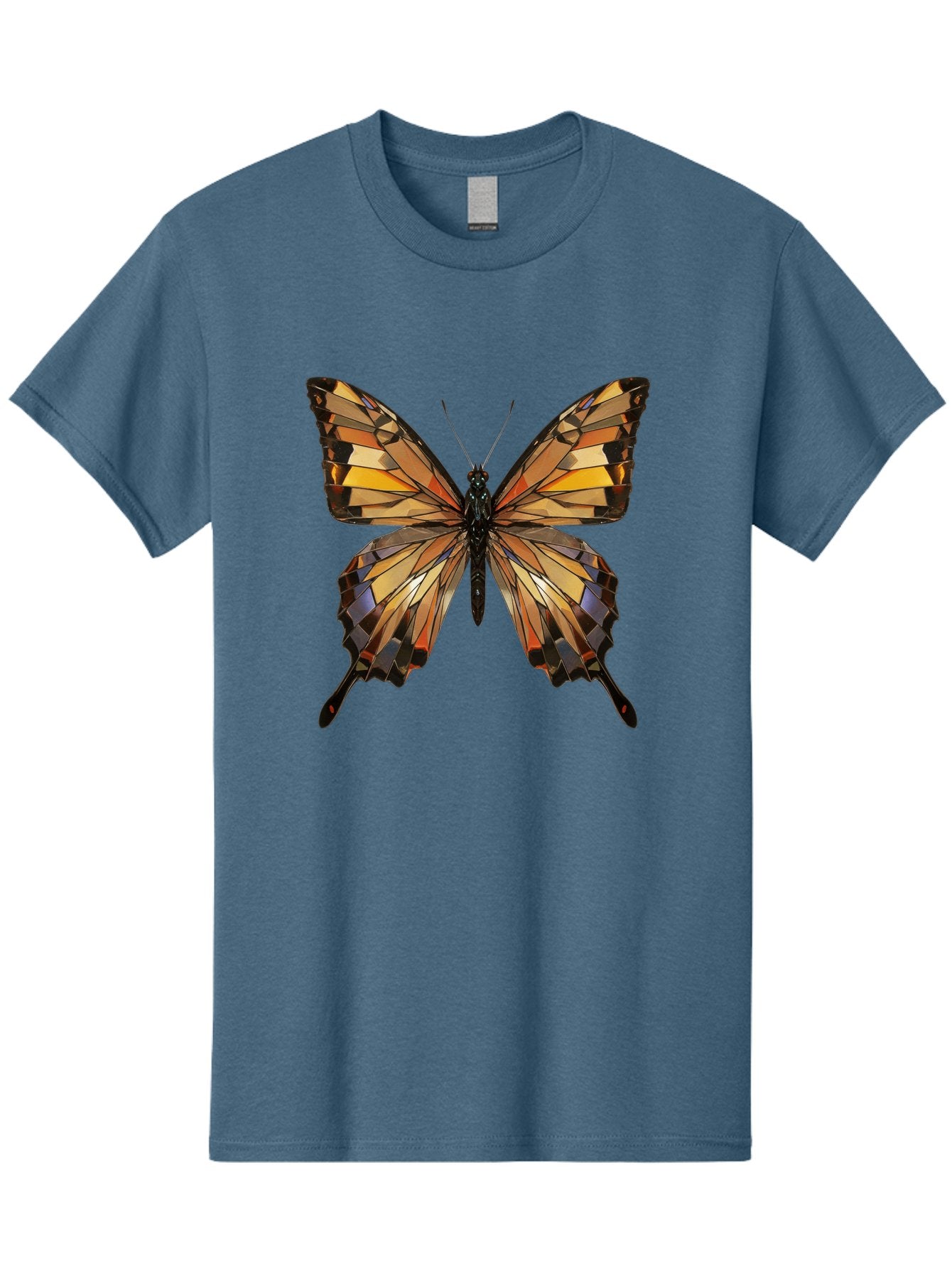 Butterfly-2 Men'S Graphic Tee, 100% Cotton, Comfortable Casual Summer Wear, Machine Washable, Vintage Camera, Old Camera, Antique Camera, Black Camera, Classic Photography, Photography Equipment, Nostalgic Device, Film Camera, Camera Art Bak155 7